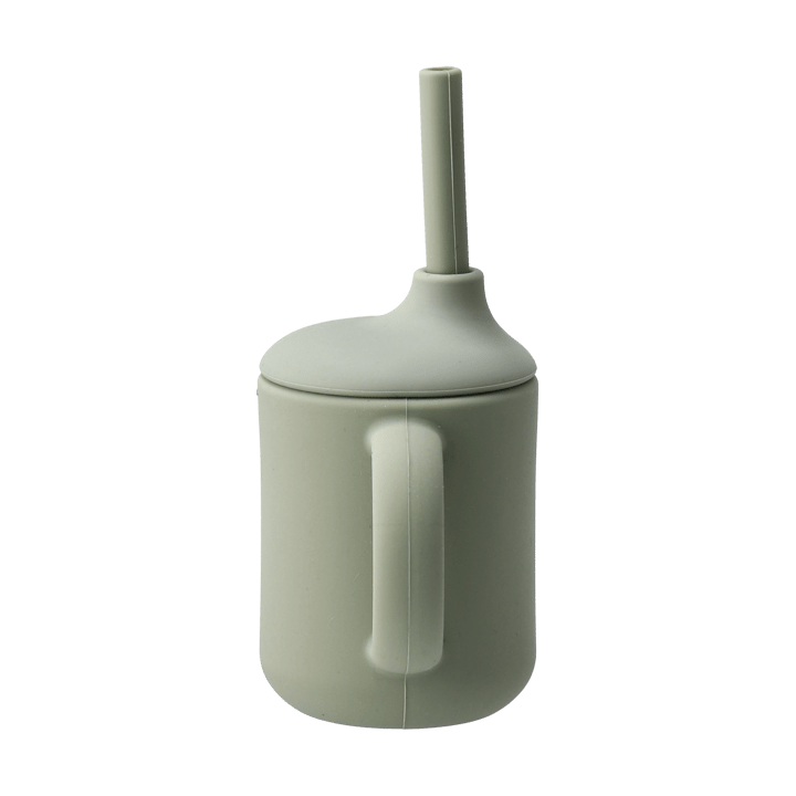 이둔 머그 실리콘 빨대 포함 120 ml, Green Scandi Living | 스칸디리빙