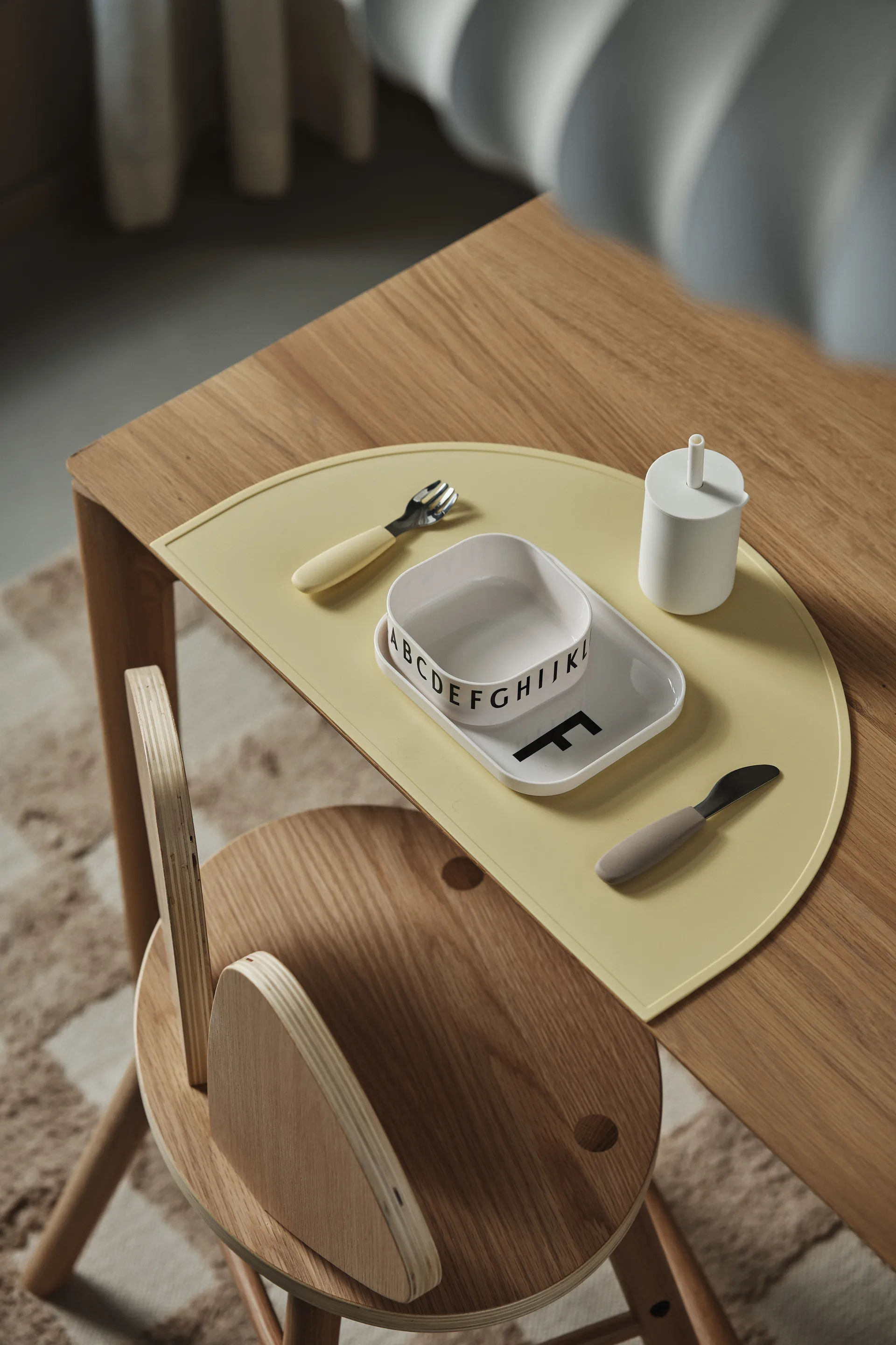 이둔 머그 실리콘 빨대 포함 120 ml, Vanilla Scandi Living | 스칸디리빙