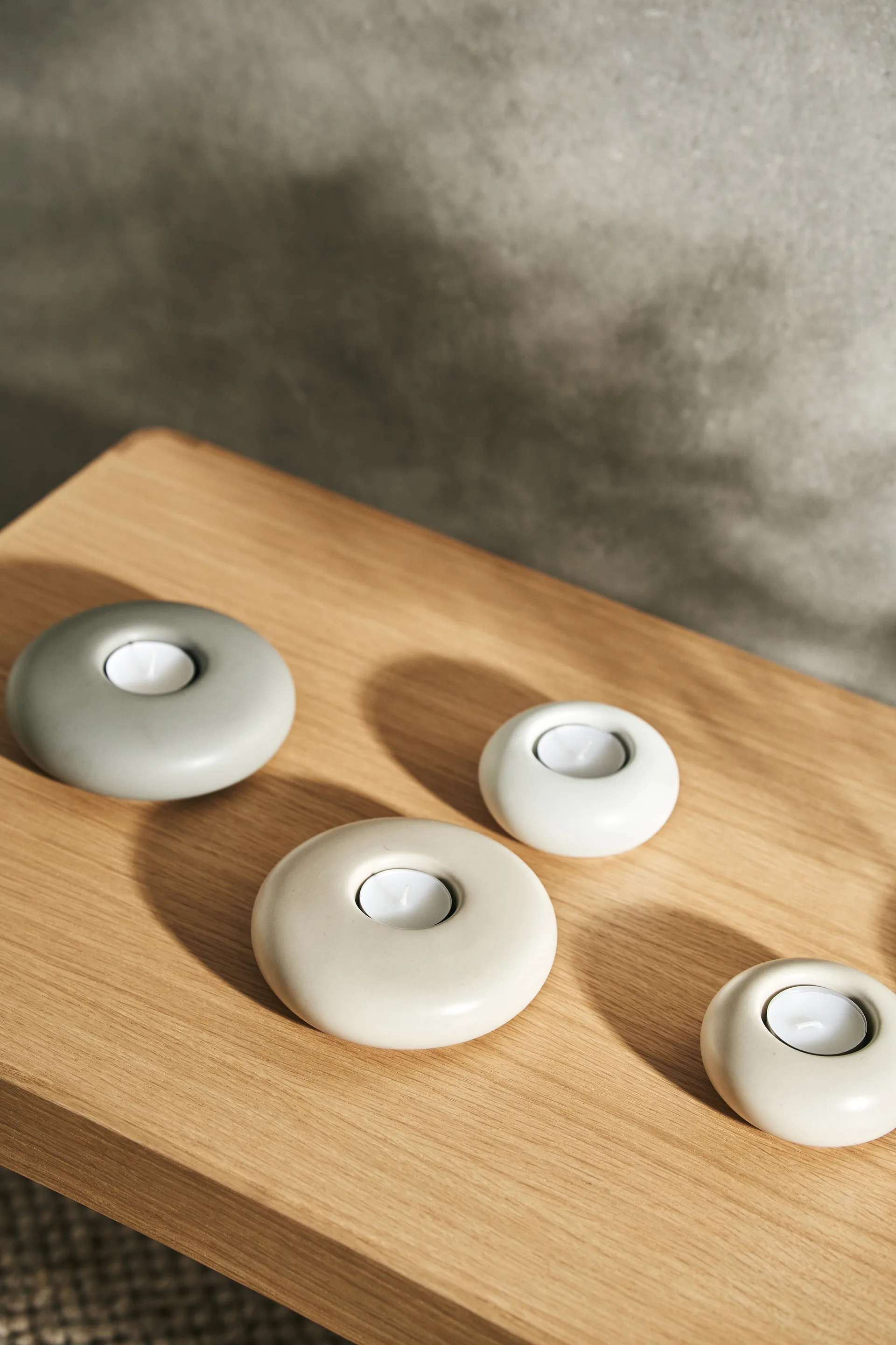 스톤 캔들홀더 Ø13 cm, grey Scandi Living | 스칸디리빙