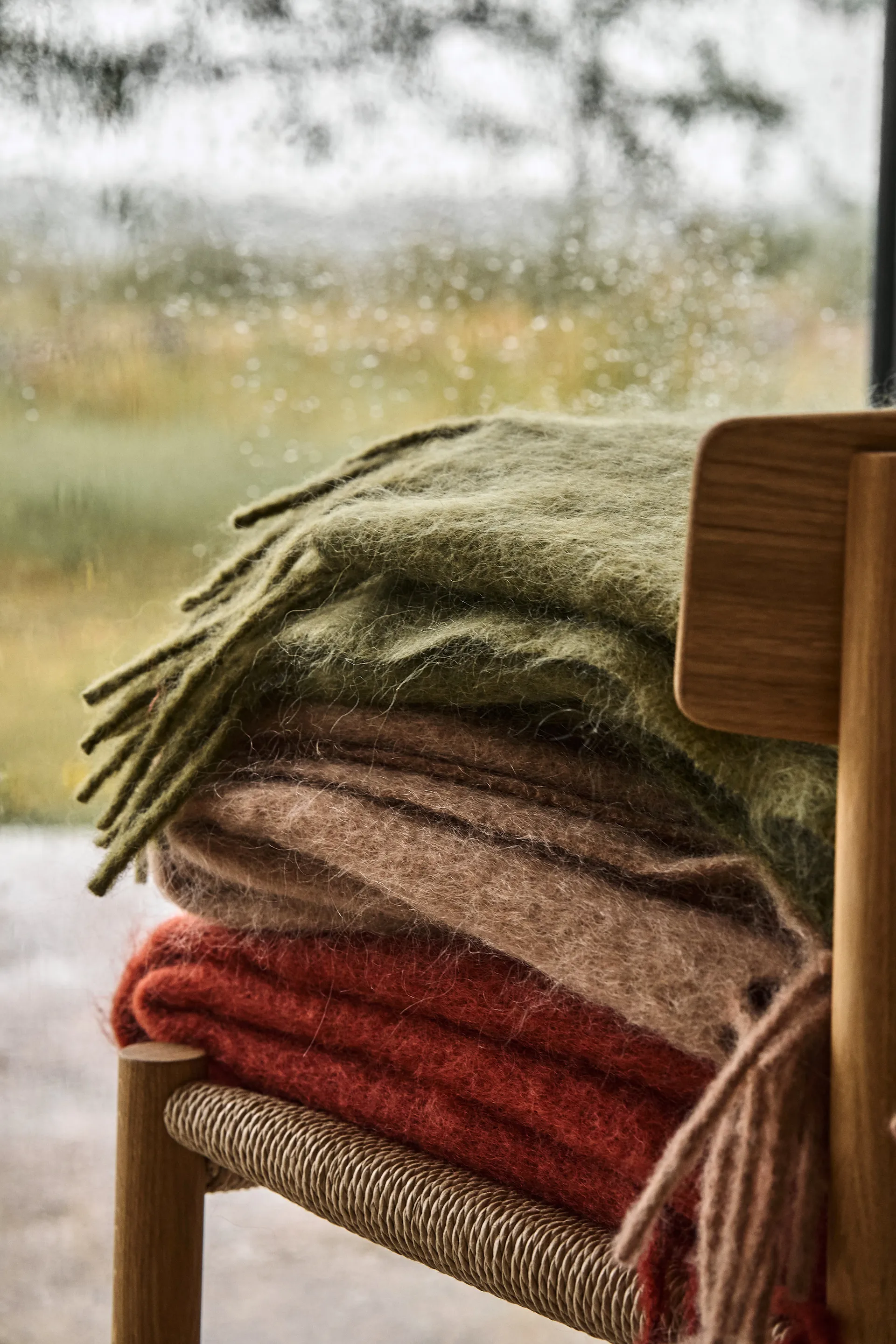 듄 모헤어 스로우 130x170 cm, Plum Scandi Living | 스칸디리빙