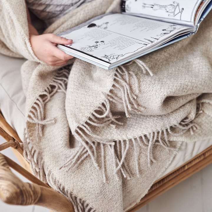 샌드스톤 울 스로우 130x180 cm, beige Scandi Living | 스칸디리빙