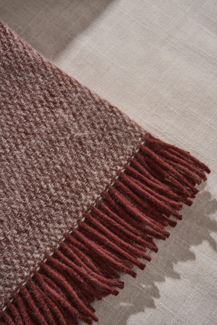 샌드스톤 울 스로우 130x180 cm, Burgundy Scandi Living | 스칸디리빙