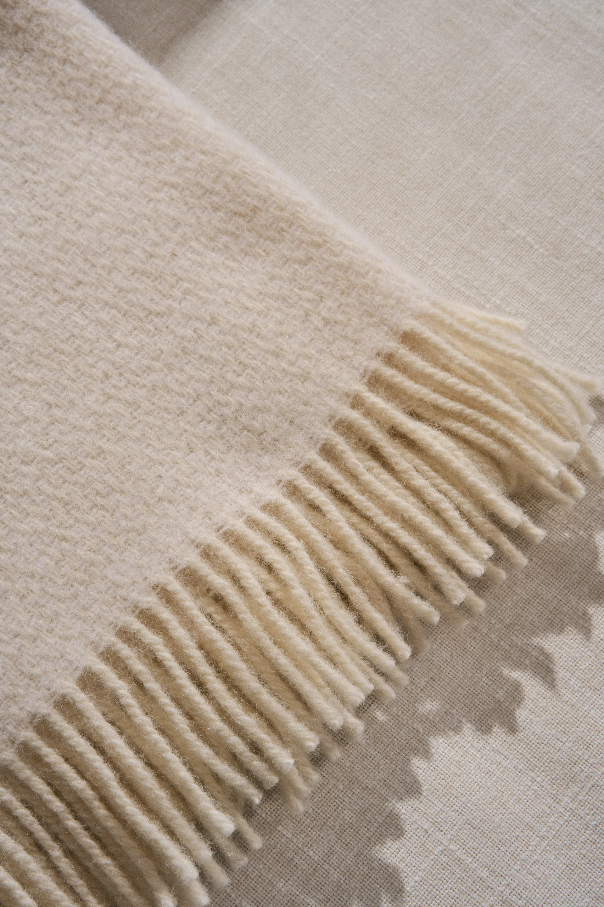 샌드스톤 울 스로우 130x180 cm, Cream Scandi Living | 스칸디리빙