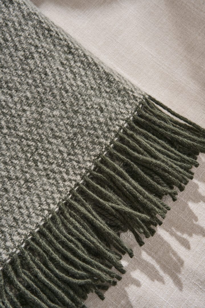 샌드스톤 울 스로우 130x180 cm, Khaki green Scandi Living | 스칸디리빙