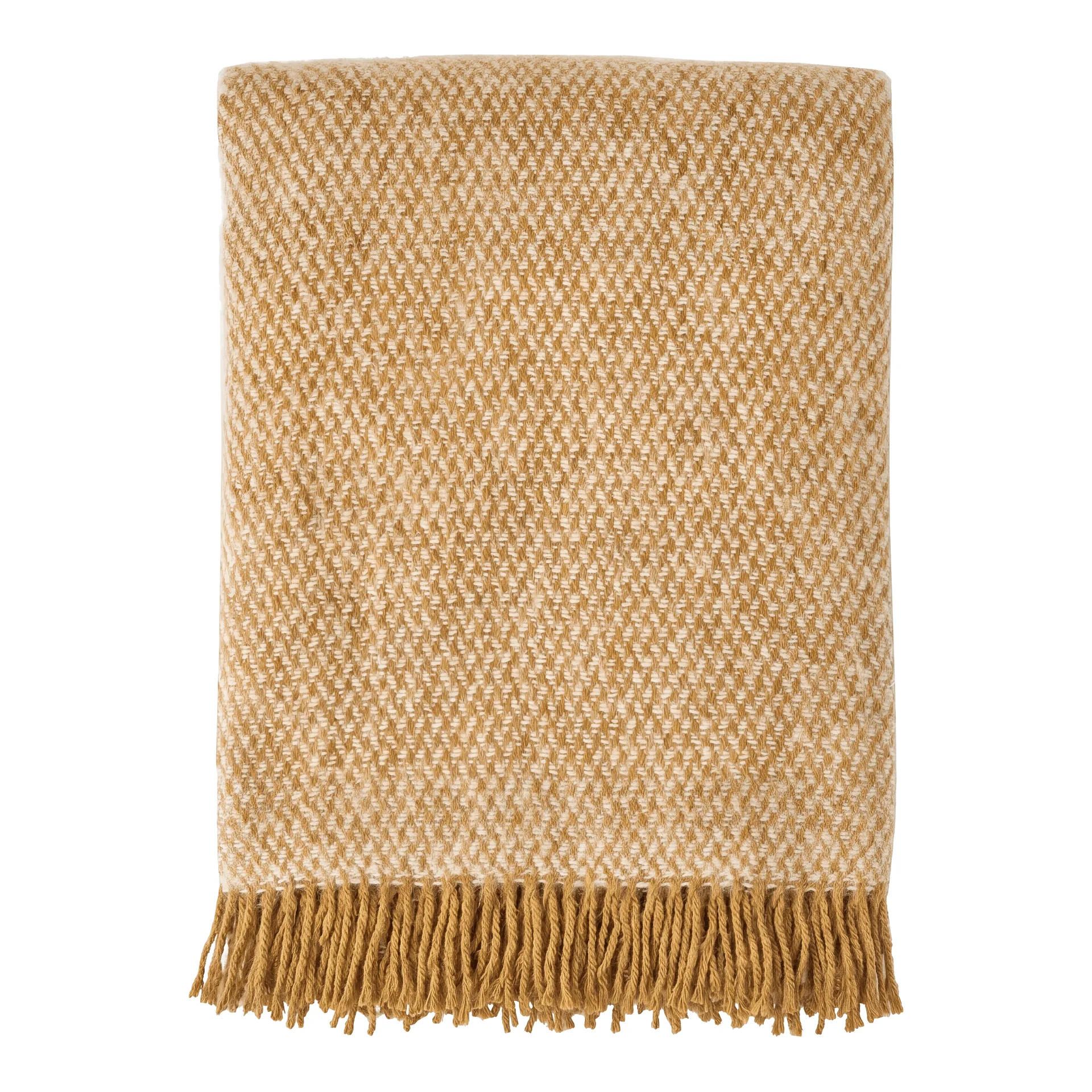 샌드스톤 울 스로우 130x180 cm, Mustard Scandi Living | 스칸디리빙