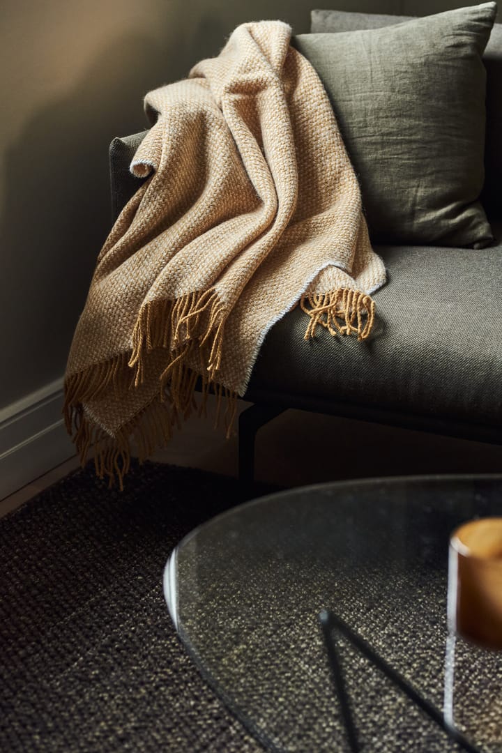 샌드스톤 울 스로우 130x180 cm, Mustard Scandi Living | 스칸디리빙