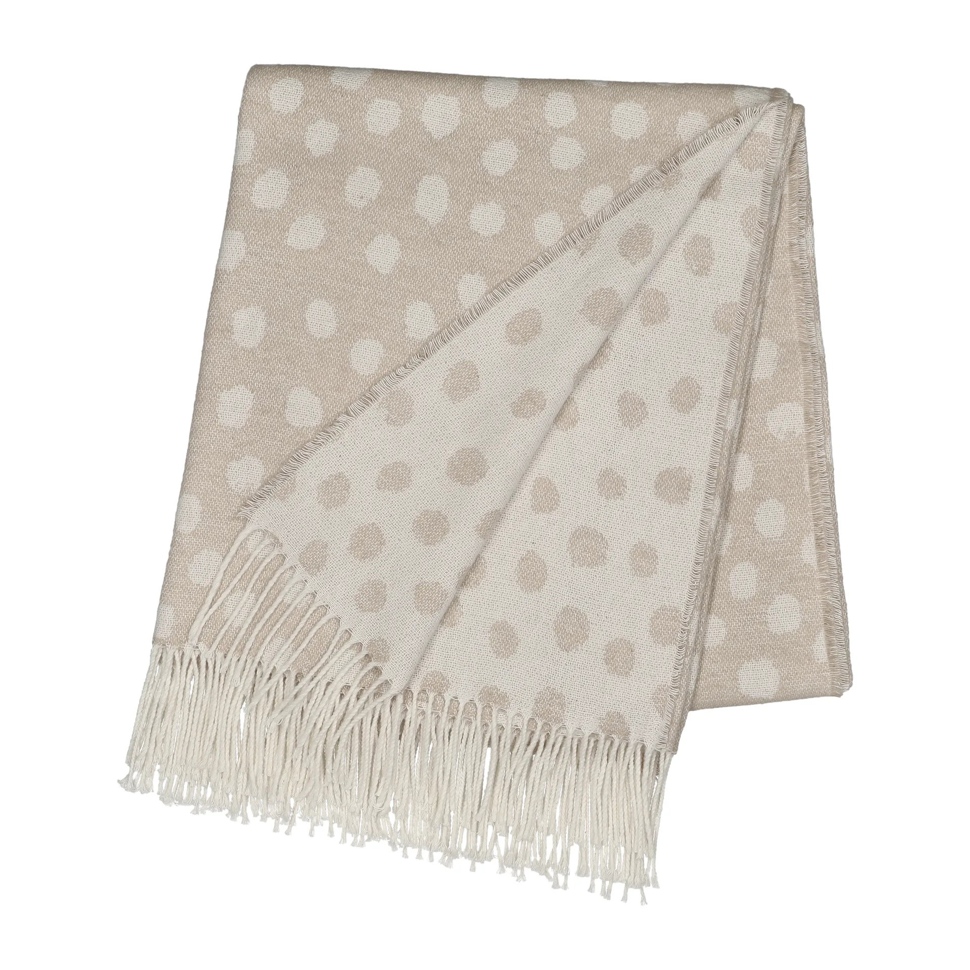 드롭렛 코튼 스로우 130x185 cm, Beige Scandi Living | 스칸디리빙