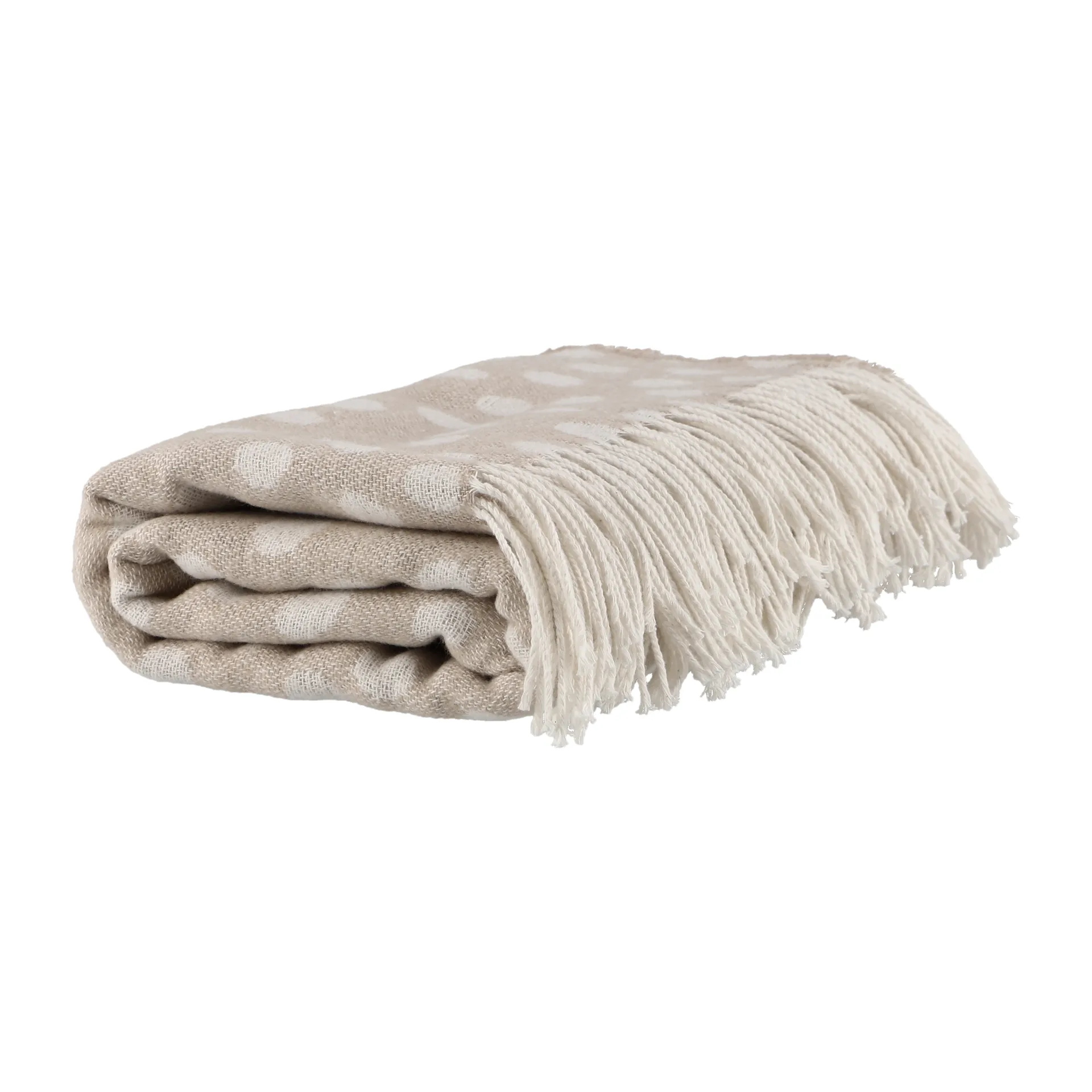 드롭렛 코튼 스로우 130x185 cm, Beige Scandi Living | 스칸디리빙
