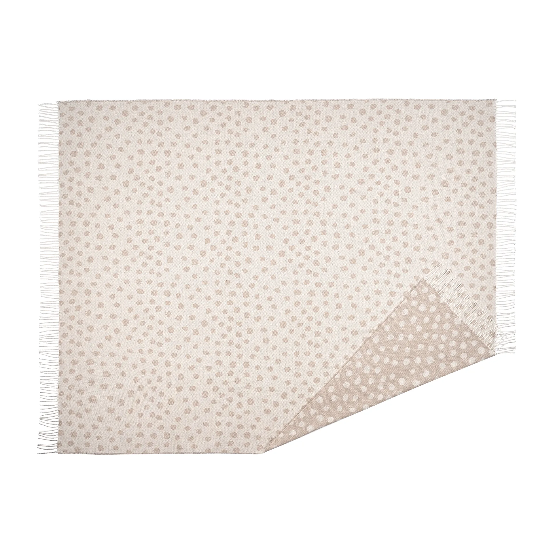 드롭렛 코튼 스로우 130x185 cm, Beige Scandi Living | 스칸디리빙