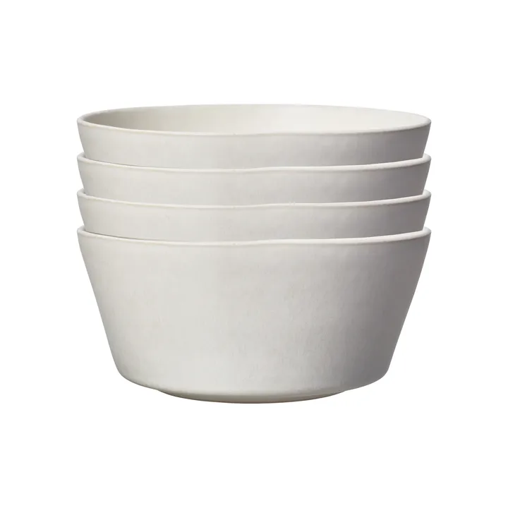 샌즈브로 보울 Ø15 cm 4개 세트 - 오프 화이트 - Scandi Living