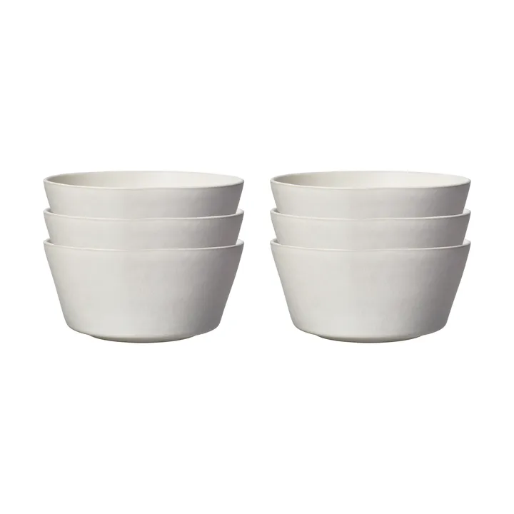 샌즈브로 보울 Ø15 cm 6개 세트 - 오프 화이트 - Scandi Living
