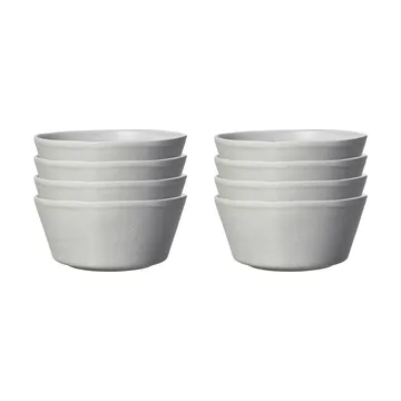 샌즈브로 보울 Ø15 cm 8개 세트 - 라이트 그레이 - Scandi Living