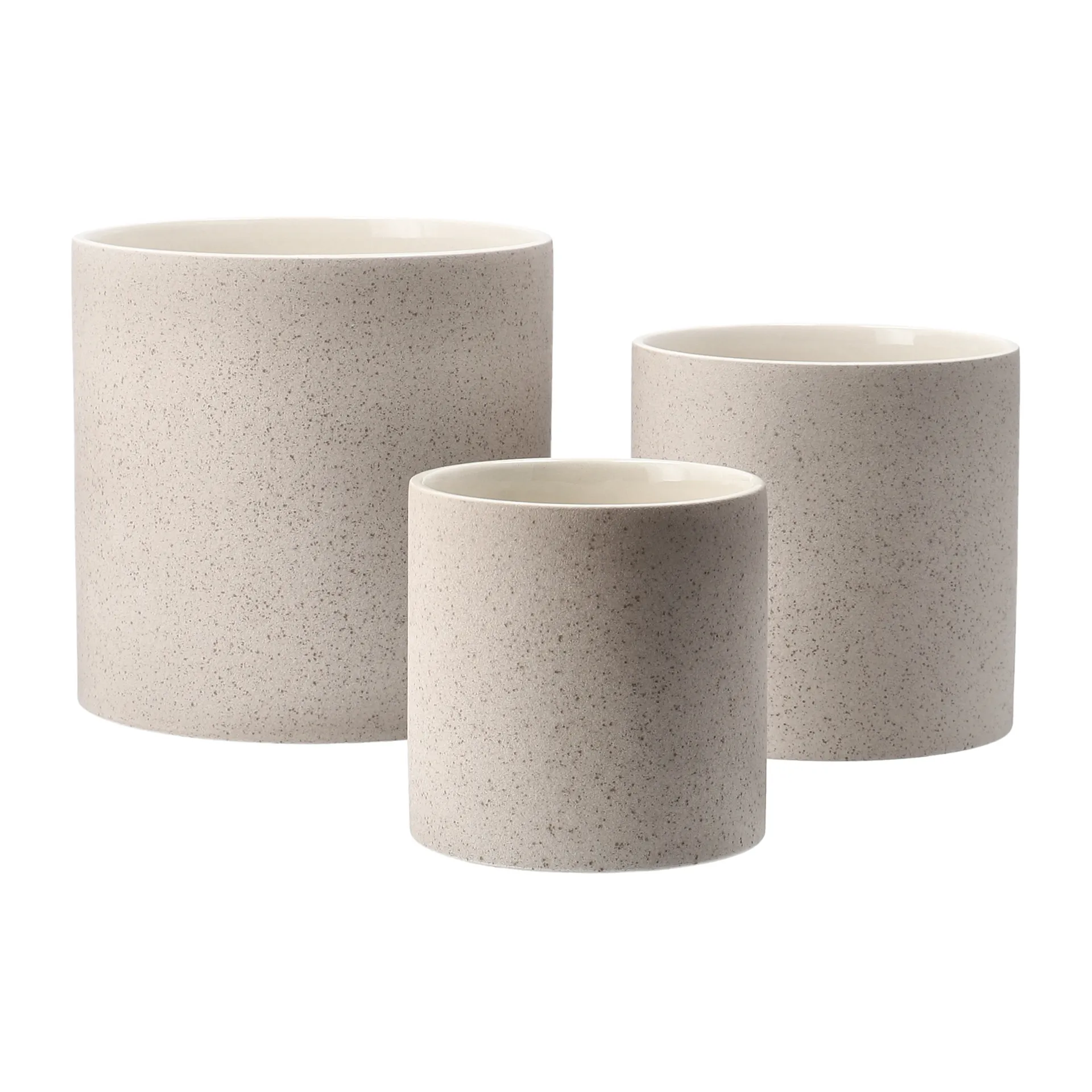 스페클드 화분 Ø15 cm, Beige Scandi Living | 스칸디리빙