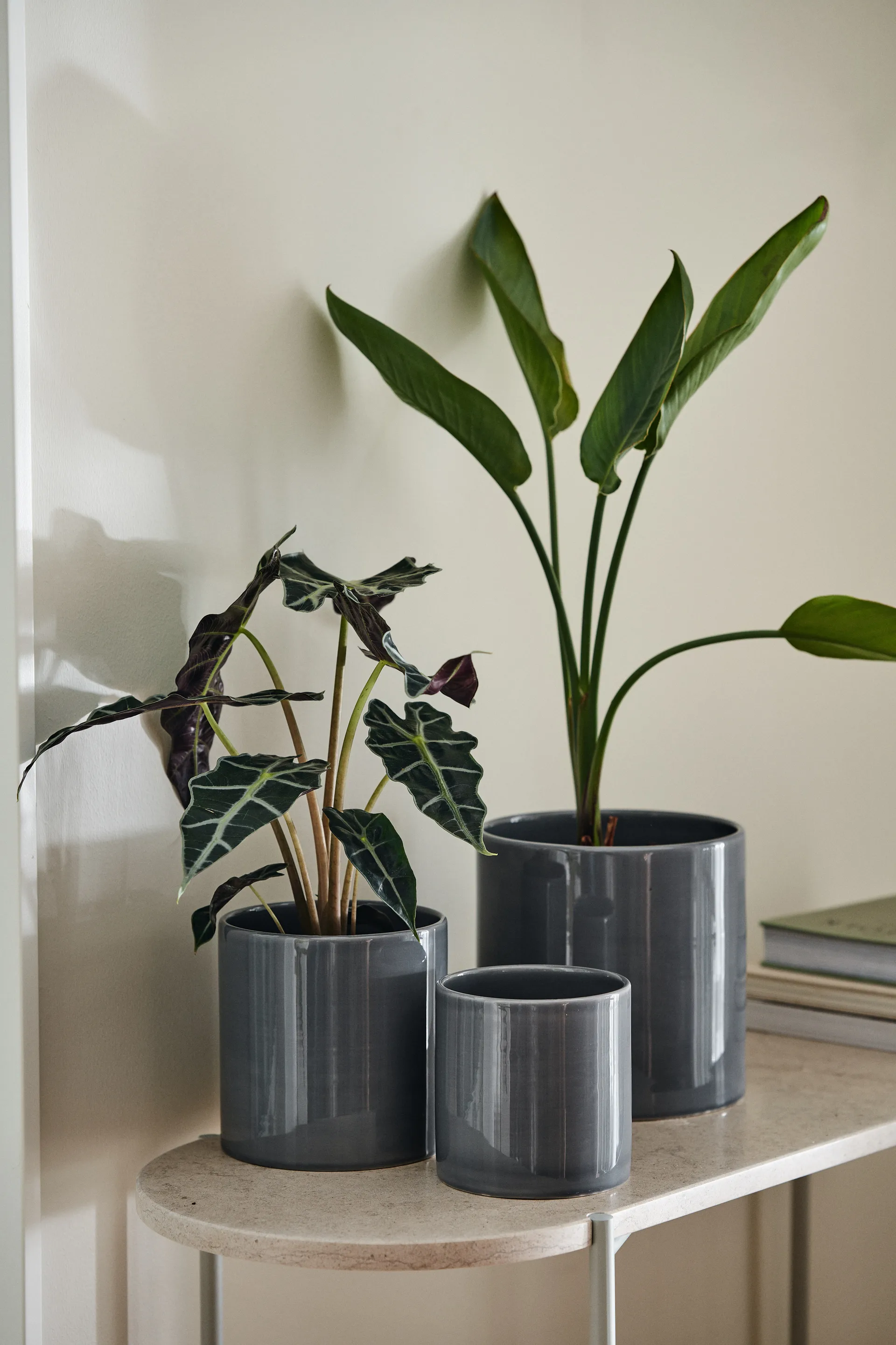 슬릭 화분 Ø15 cm, Charcoal Scandi Living | 스칸디리빙