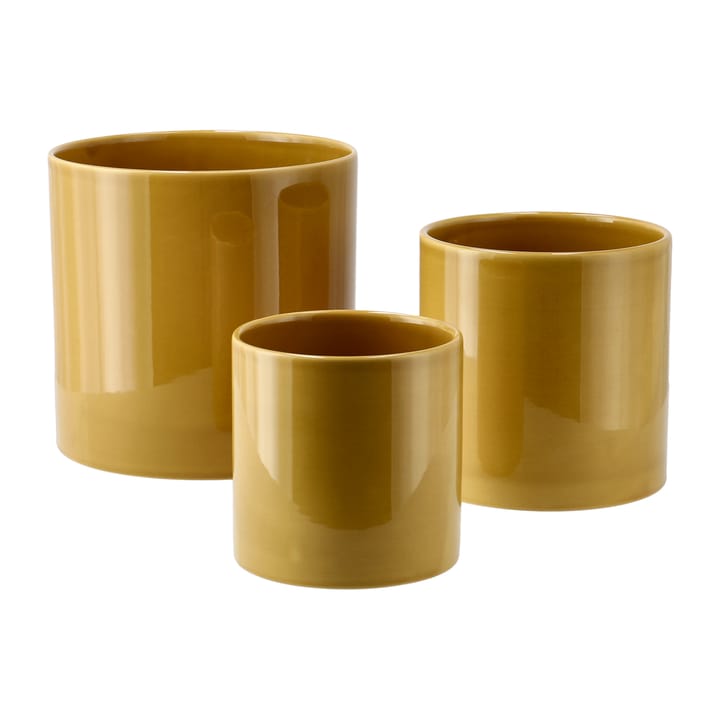 슬릭 화분 Ø15 cm, Mustard Scandi Living | 스칸디리빙