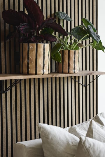 스라이브 플라워팟 Ø16 cm - Beige-black - Scandi Living | 스칸디리빙