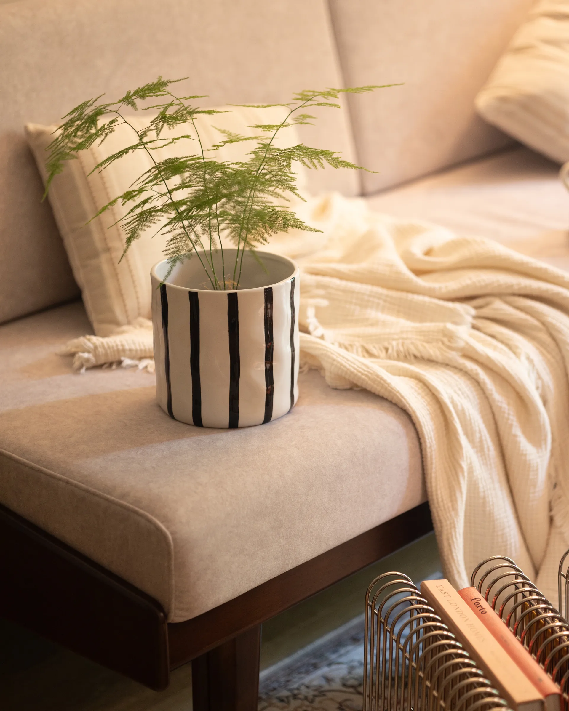 스라이브 플라워팟 Ø16 cm, White-black Scandi Living | 스칸디리빙