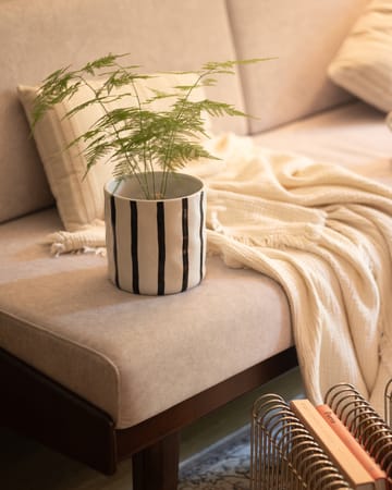 스라이브 플라워팟 Ø16 cm - White-black - Scandi Living | 스칸디리빙