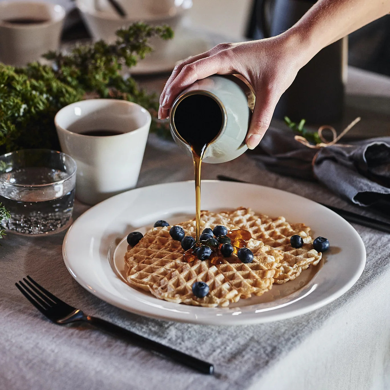 칼크 서빙 세트 16개 세트 - White Scandi Living | 스칸디리빙