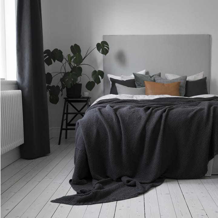 모스 베드 스프레드 160x260 cm - charcoal (grey) - Scandi Living | 스칸디리빙