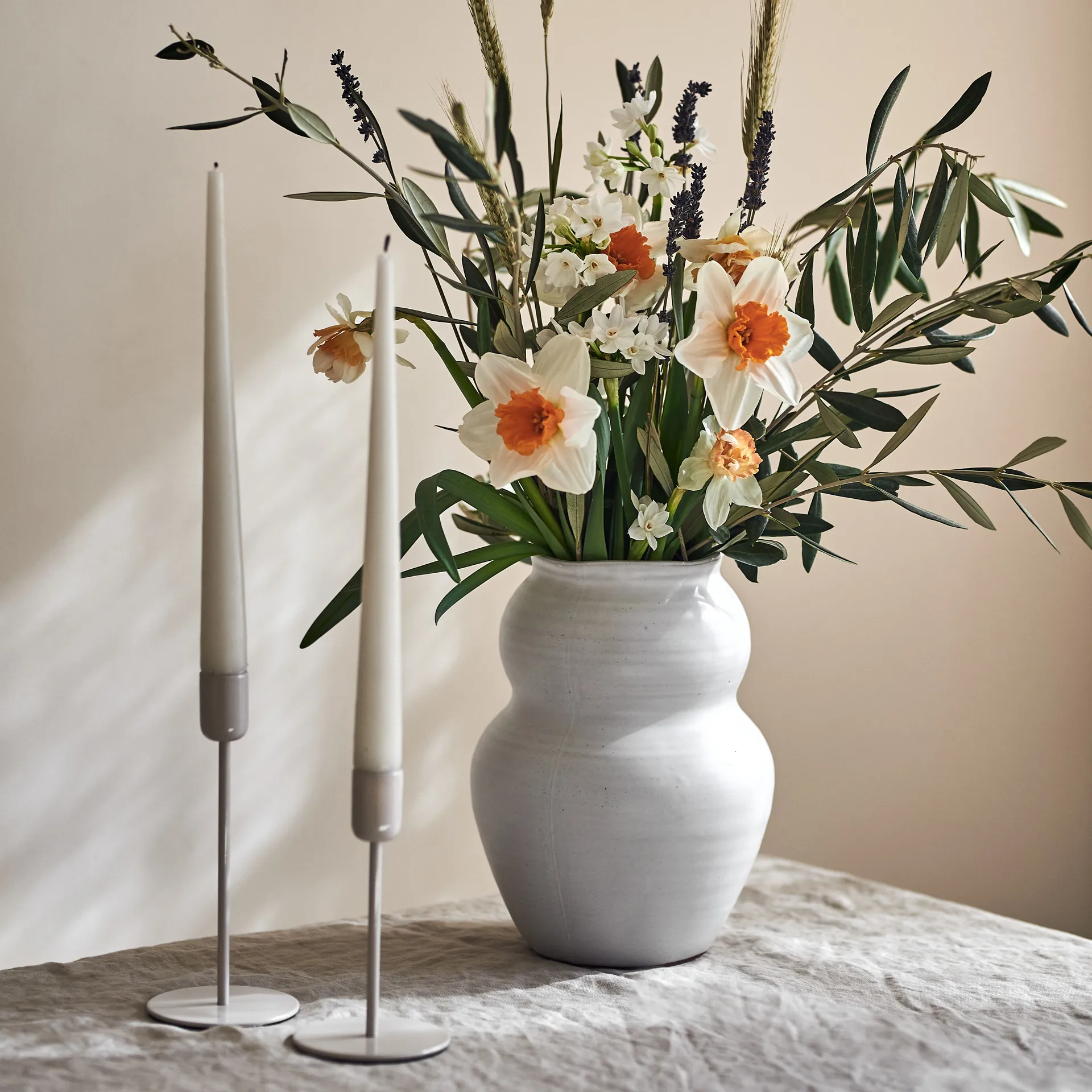 아크틱 캔들스틱 18 cm, Beige Scandi Living | 스칸디리빙