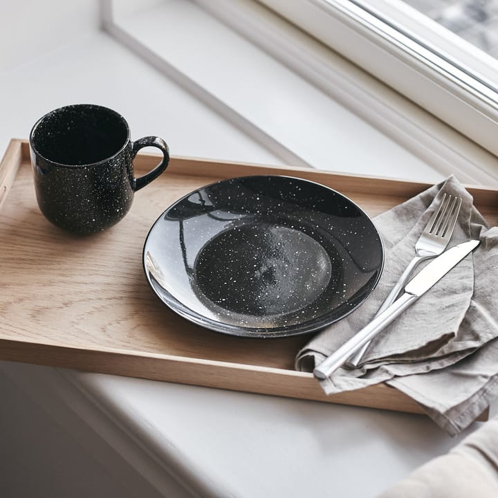 프래클 사이드 접시 Ø20 cm - black - Scandi Living | 스칸디리빙