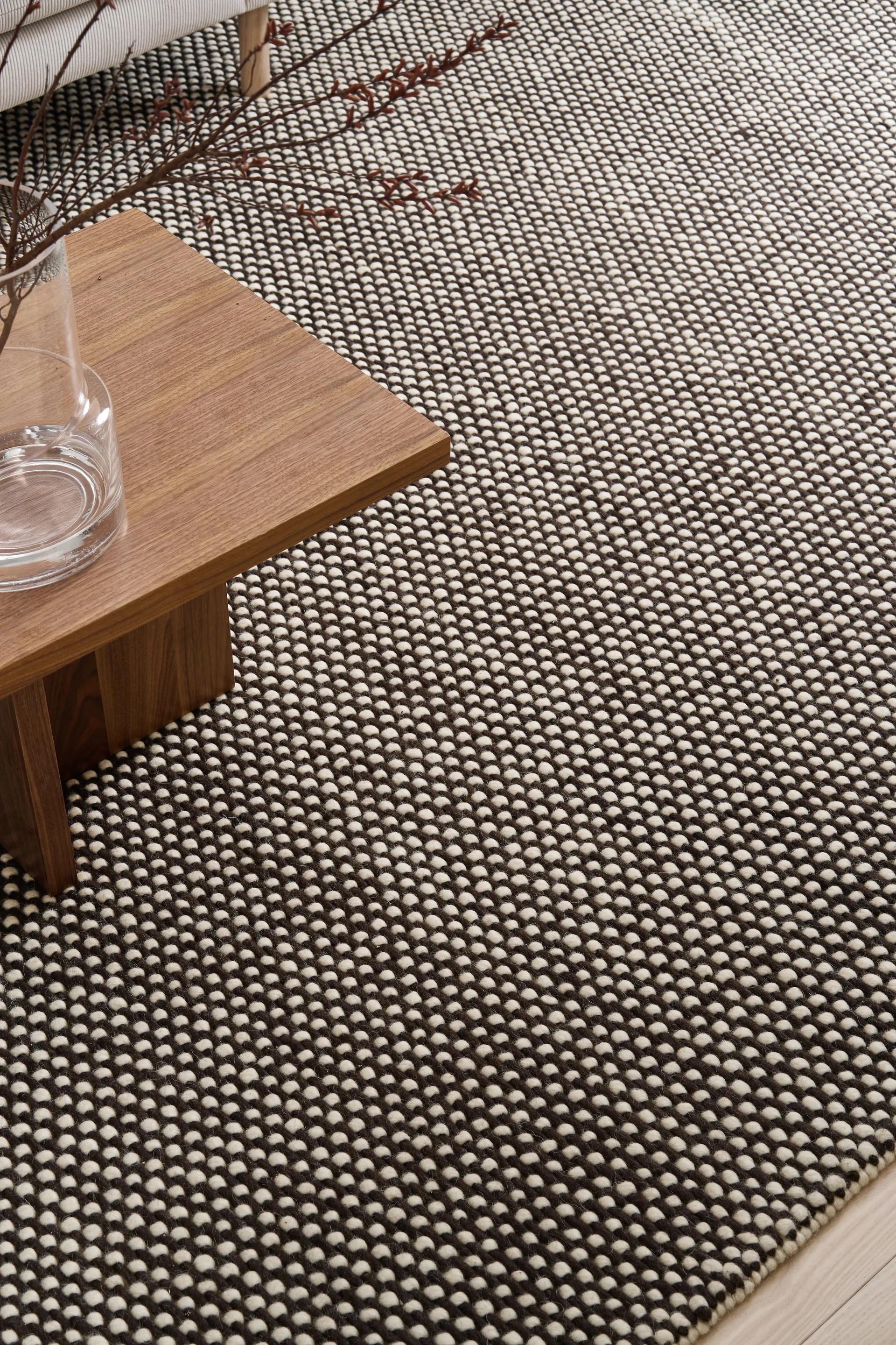 힐 울 러그 화이트/브라운, 200x300 cm Scandi Living | 스칸디리빙