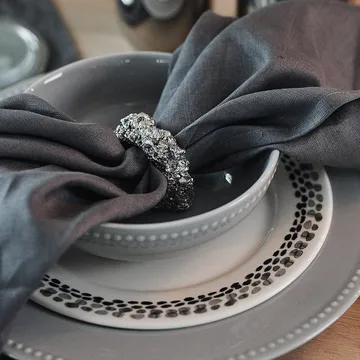 클라페스텐 사이드 플레이트 21 cm 4팩 - black and white - Scandi Living | 스칸디리빙