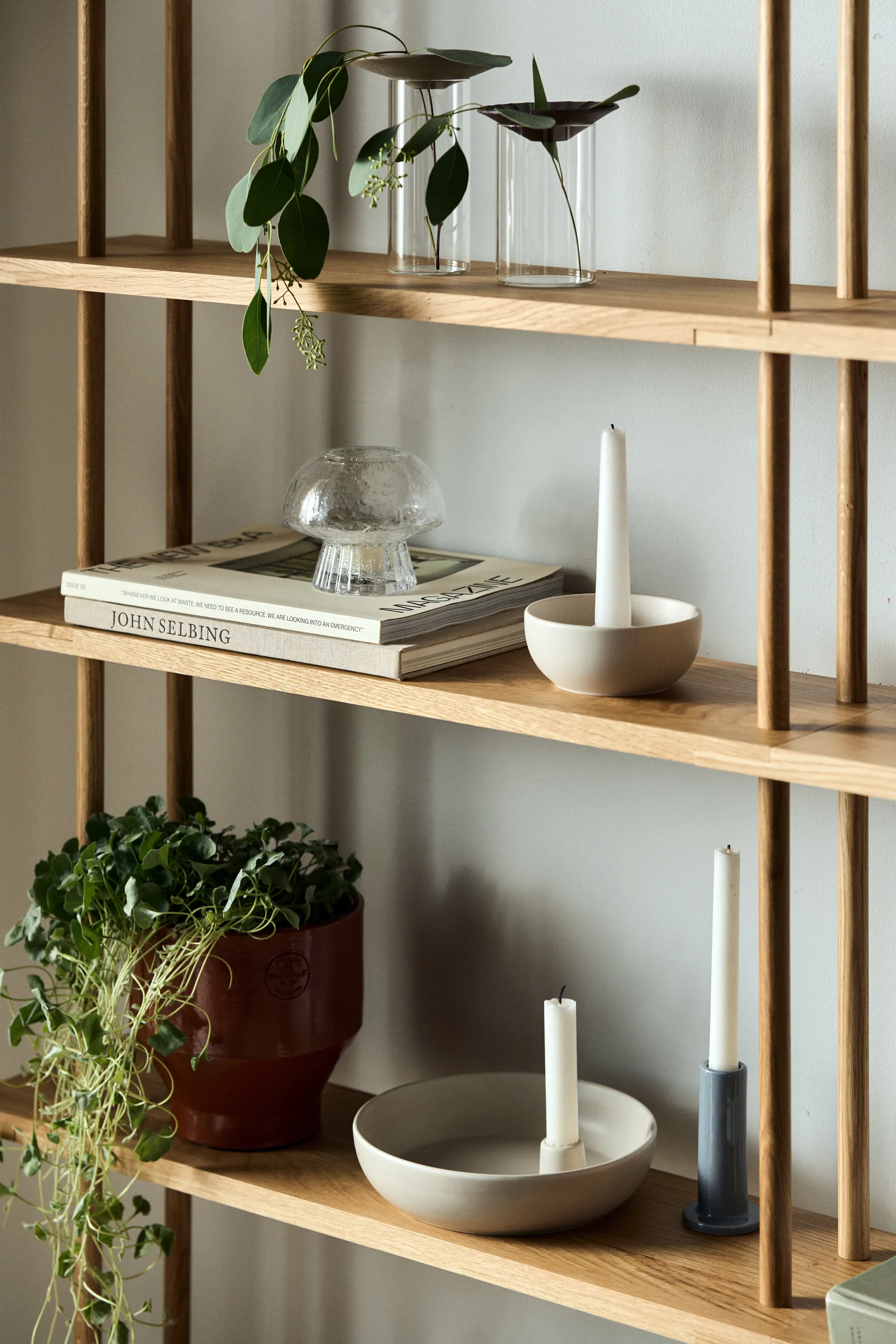 밸리 캔들스틱 Ø21 cm, Beige Scandi Living | 스칸디리빙