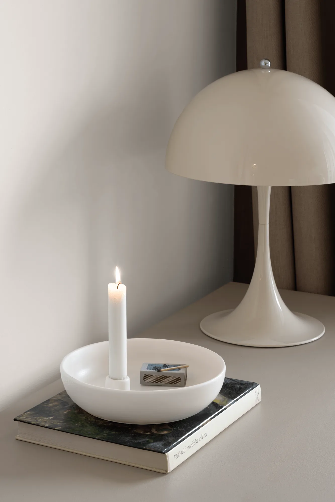 밸리 캔들스틱 Ø21 cm, White Scandi Living | 스칸디리빙