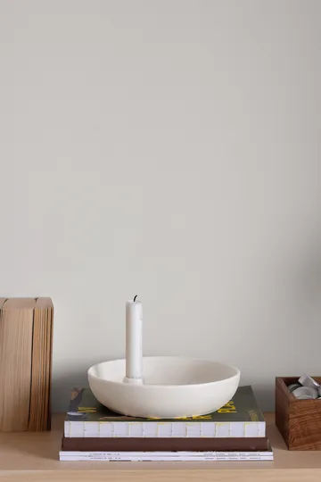 밸리 캔들스틱 Ø21 cm - White - Scandi Living | 스칸디리빙