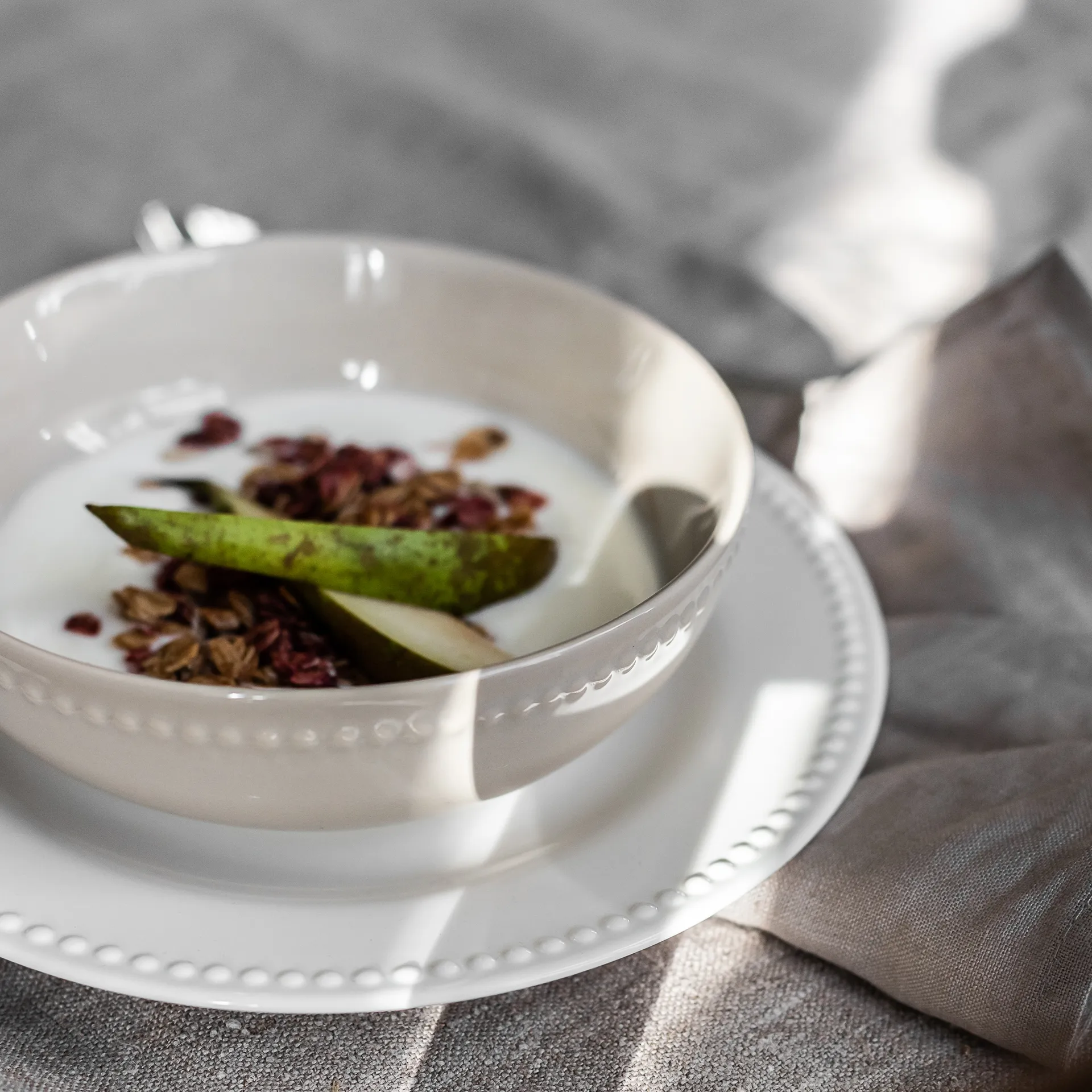 닷츠 스몰 접시 22 cm 4개 세트, Creamy white Scandi Living | 스칸디리빙