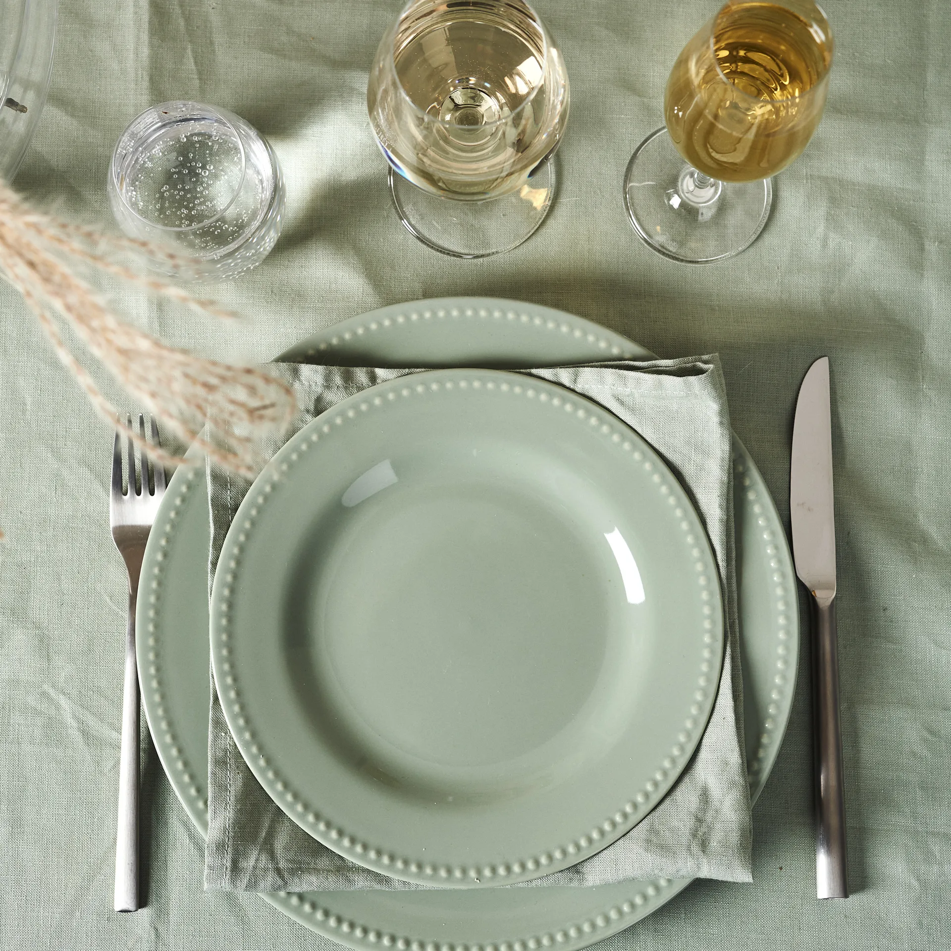 닷츠 스몰 접시 22 cm 4개 세트, Green Scandi Living | 스칸디리빙