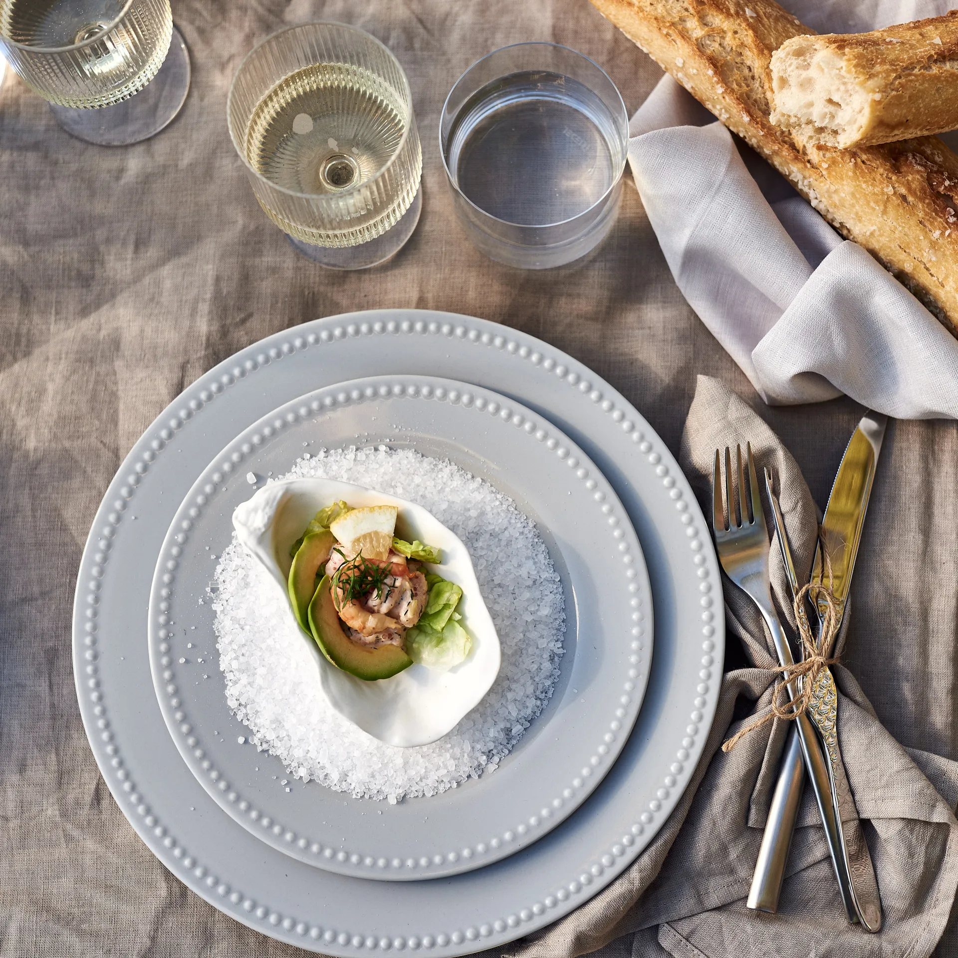 닷츠 스몰 접시 22 cm 4개 세트, Grey Scandi Living | 스칸디리빙