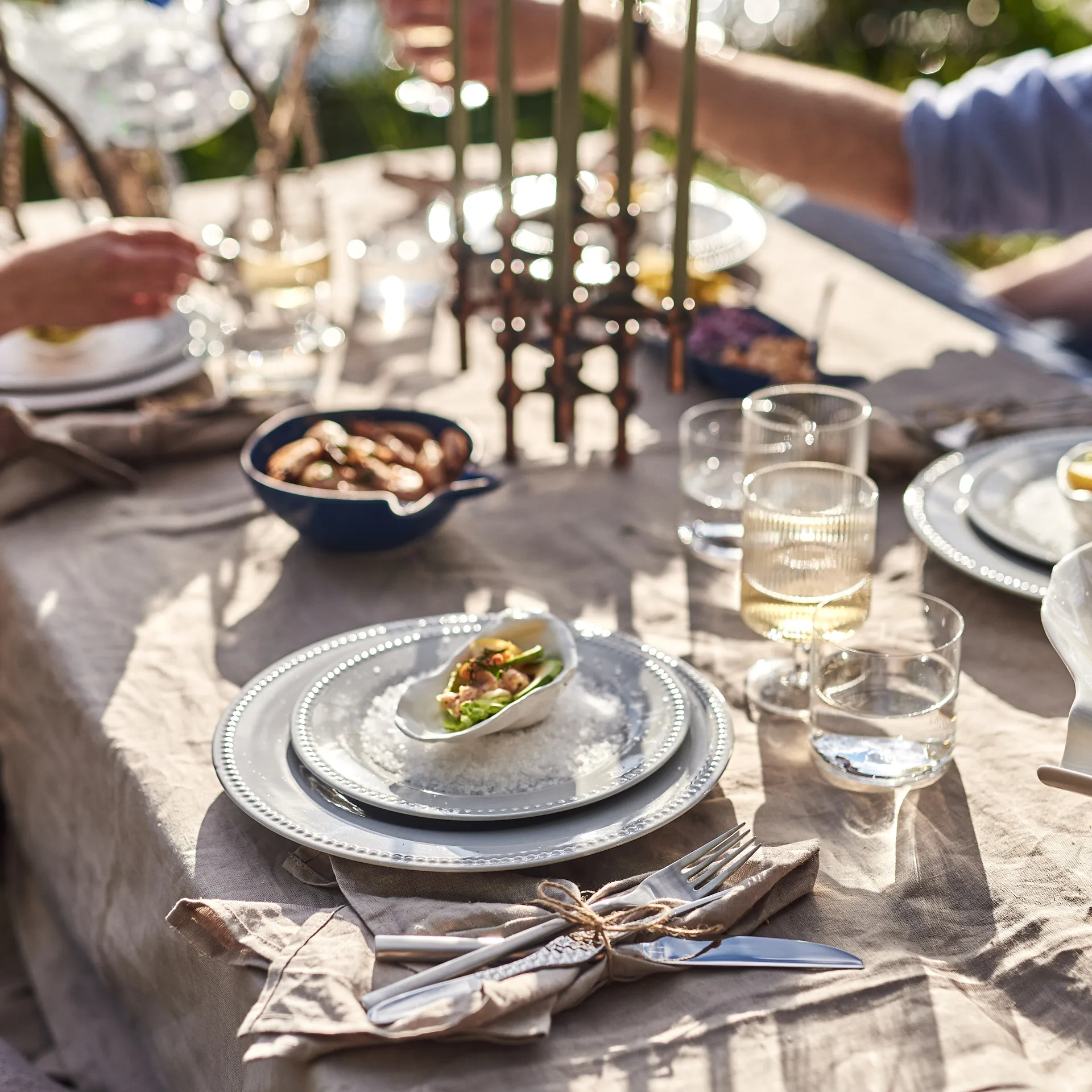 닷츠 스몰 접시 22 cm 4개 세트, Grey Scandi Living | 스칸디리빙