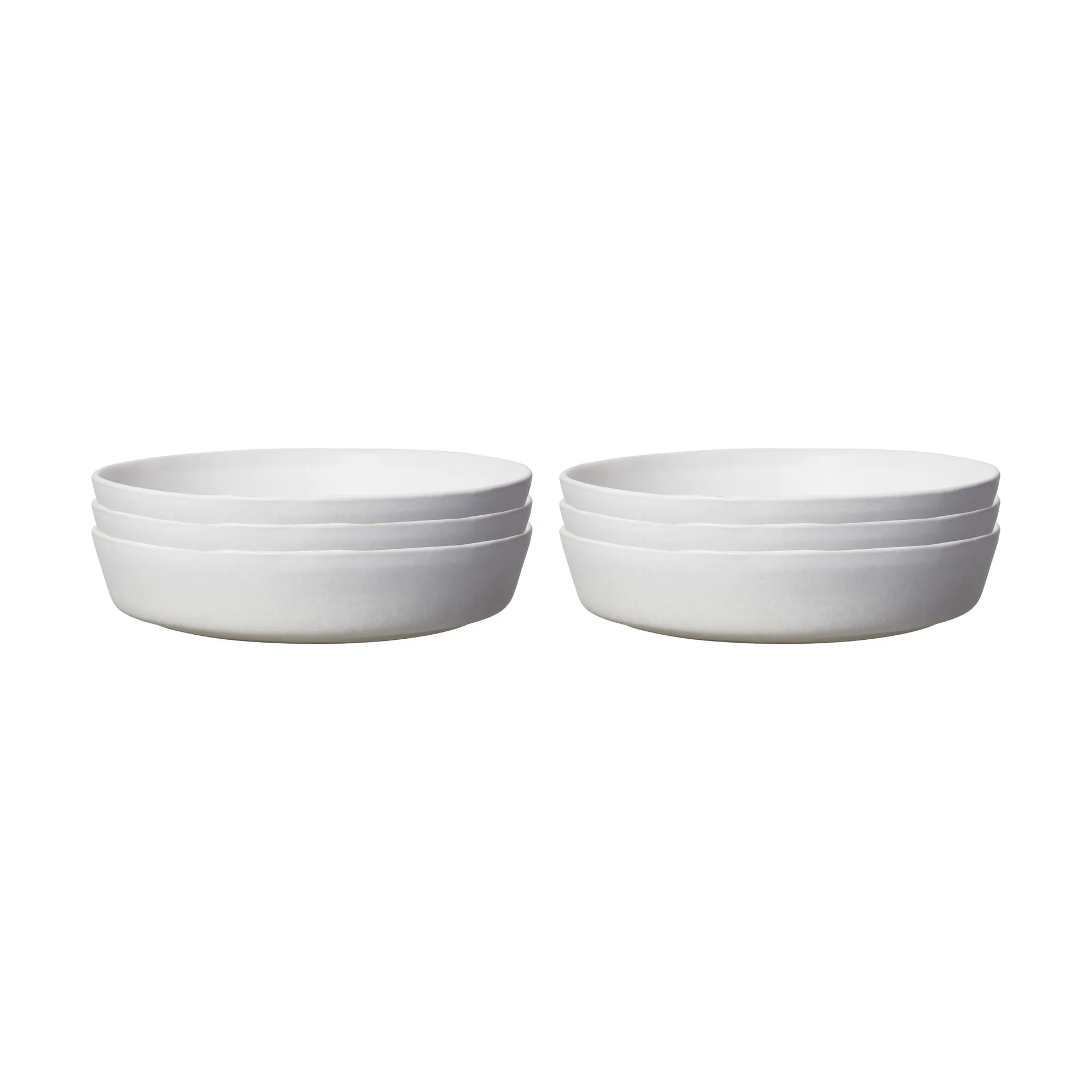 샌즈브로 파스타 플레이트 Ø23 cm 6개 세트 - 오프 화이트,  Scandi Living