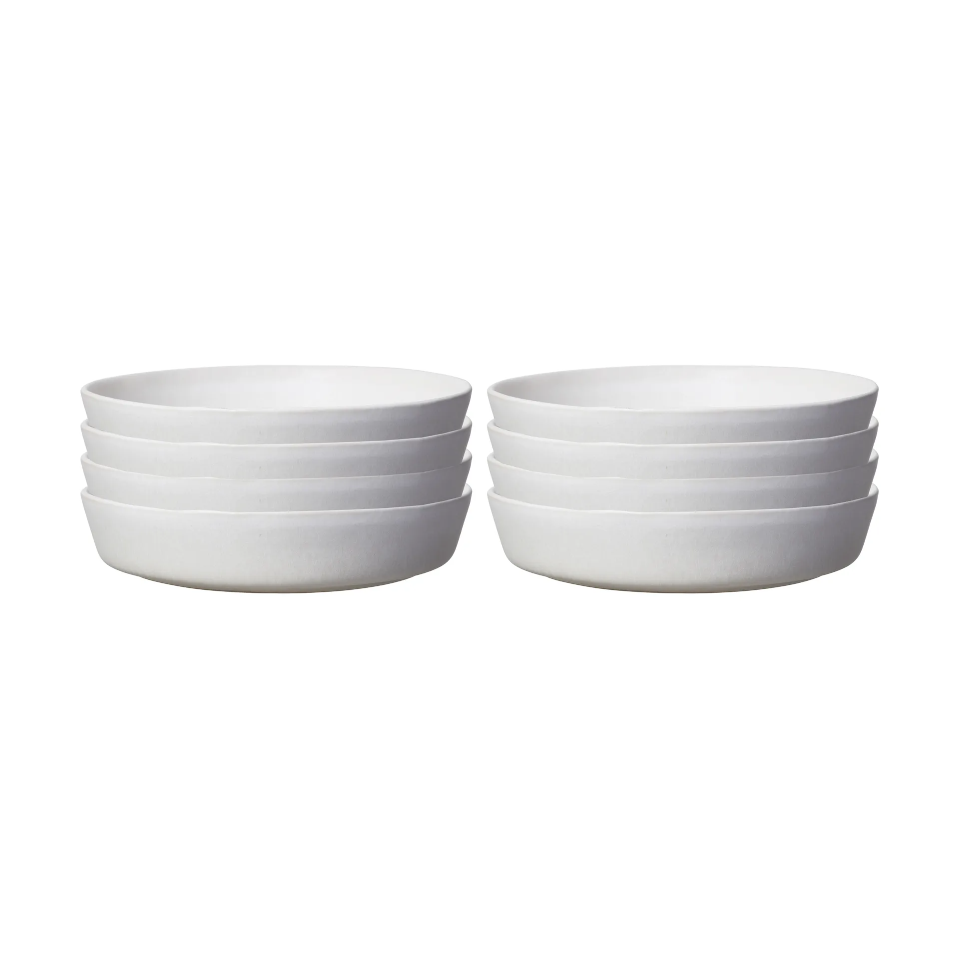 샌즈브로 파스타 플레이트 Ø23 cm 8개 세트 - 오프 화이트,  Scandi Living