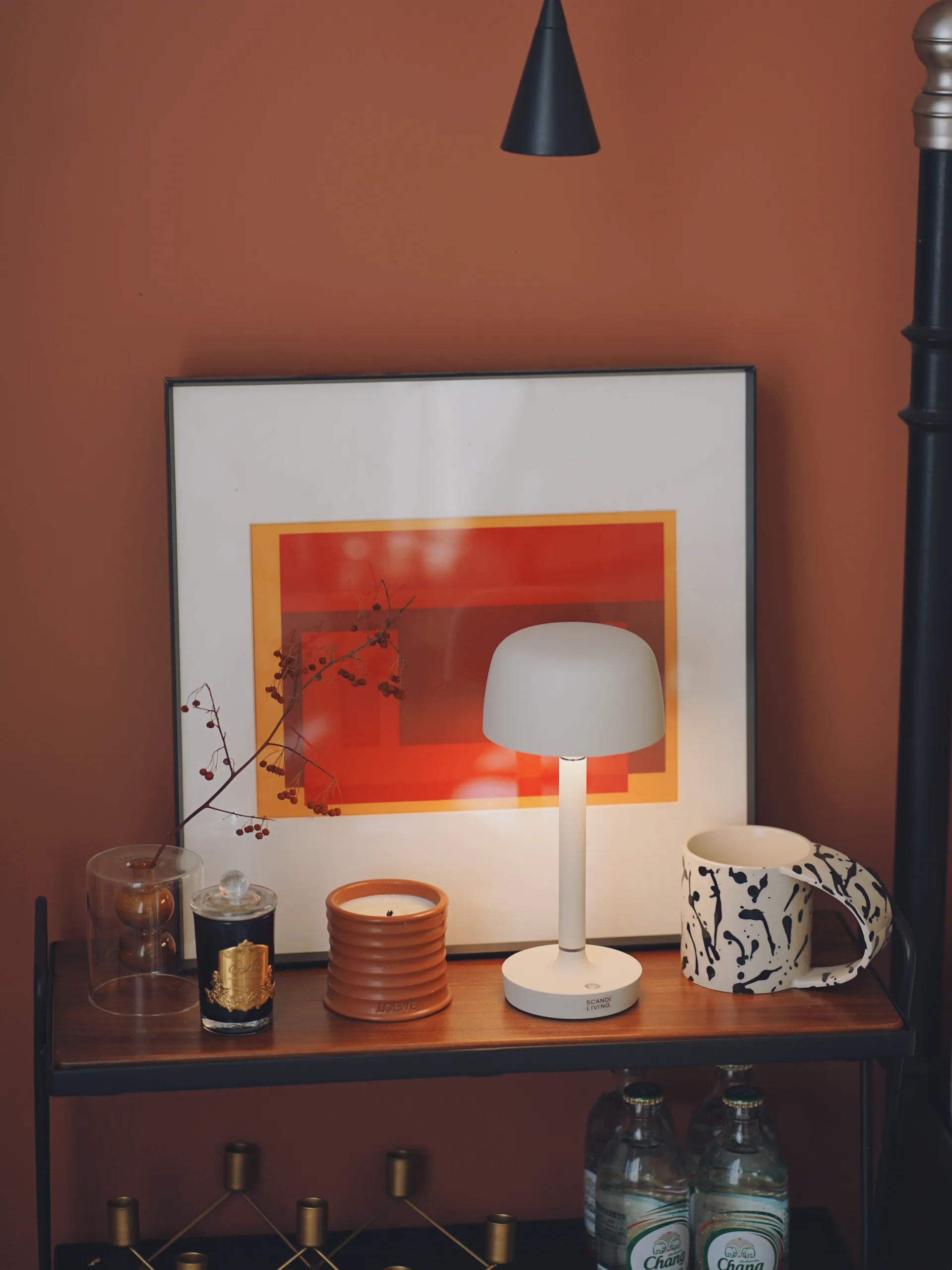 헤일로 무선 테이블 조명 25.5 cm, Beige Scandi Living | 스칸디리빙