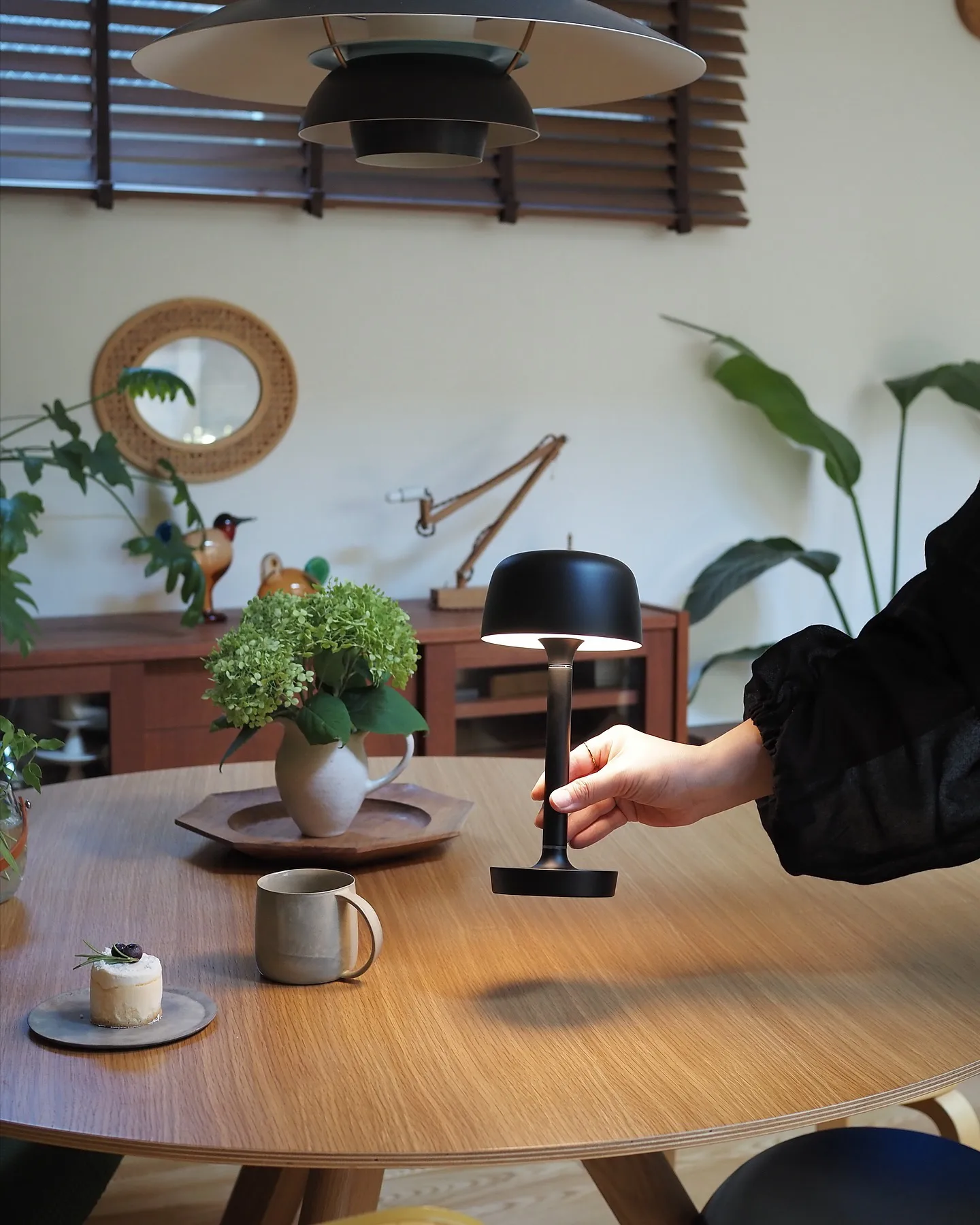 헤일로 무선 테이블 조명 25.5 cm, Black Scandi Living | 스칸디리빙