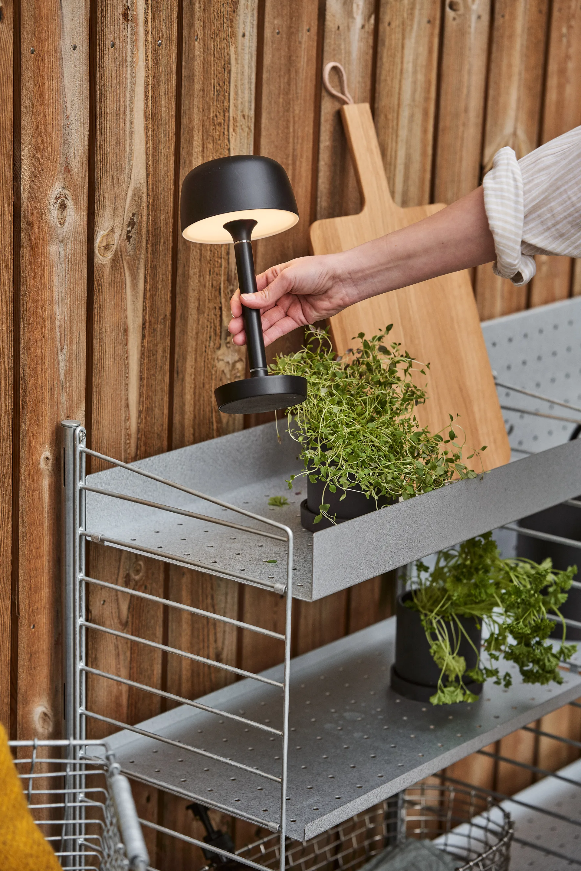 헤일로 무선 테이블 조명 25.5 cm, Black Scandi Living | 스칸디리빙