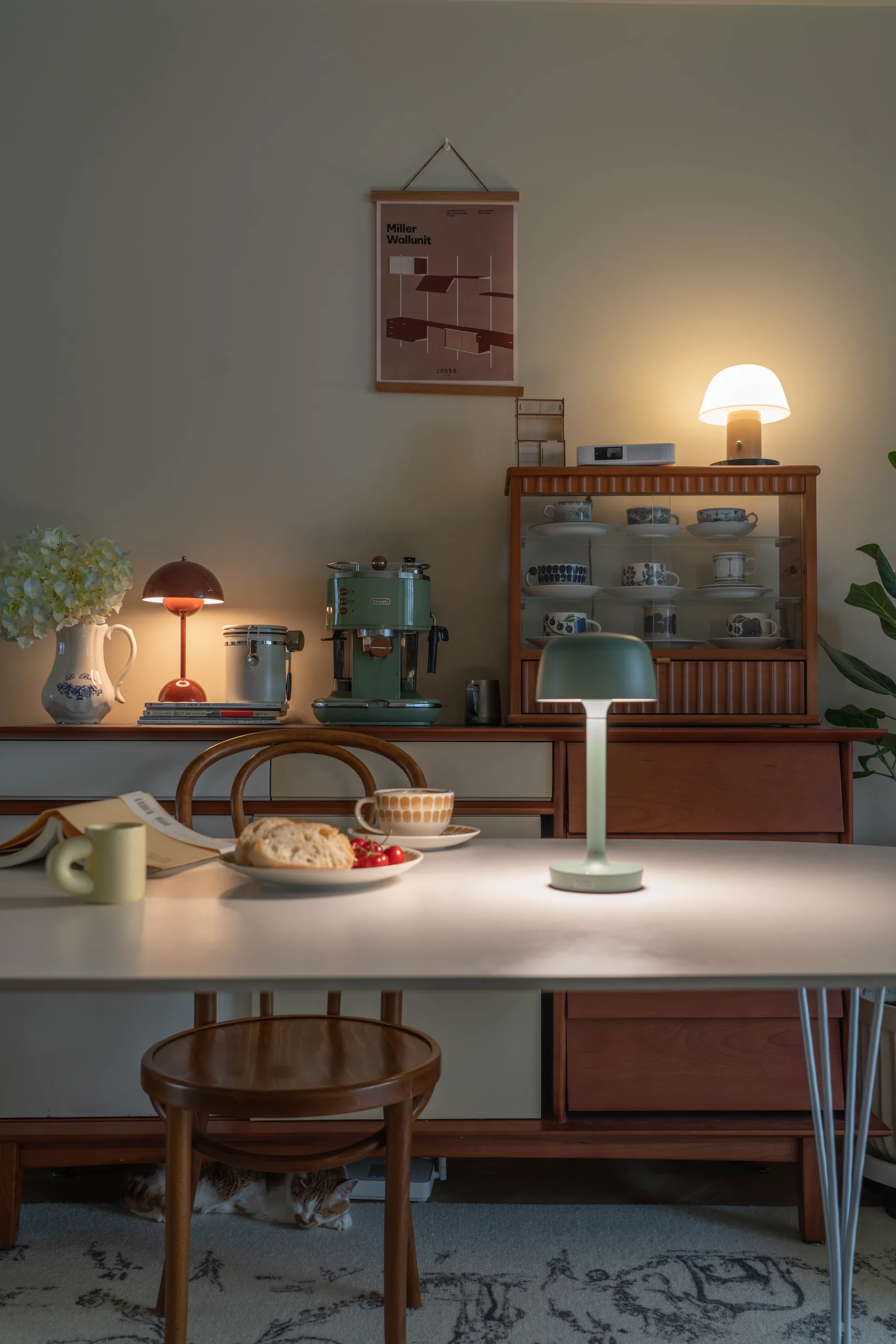 헤일로 무선 테이블 조명 25.5 cm, Green Scandi Living | 스칸디리빙