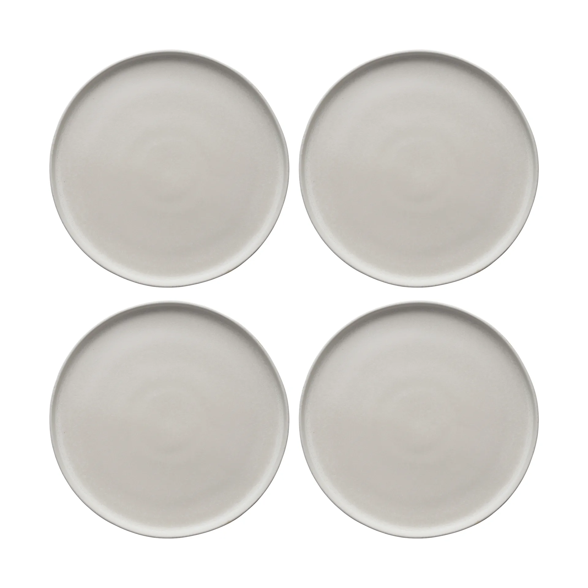 샌즈브로 디너 플레이트 Ø26 cm 4개 세트 - 오프 화이트,  Scandi Living