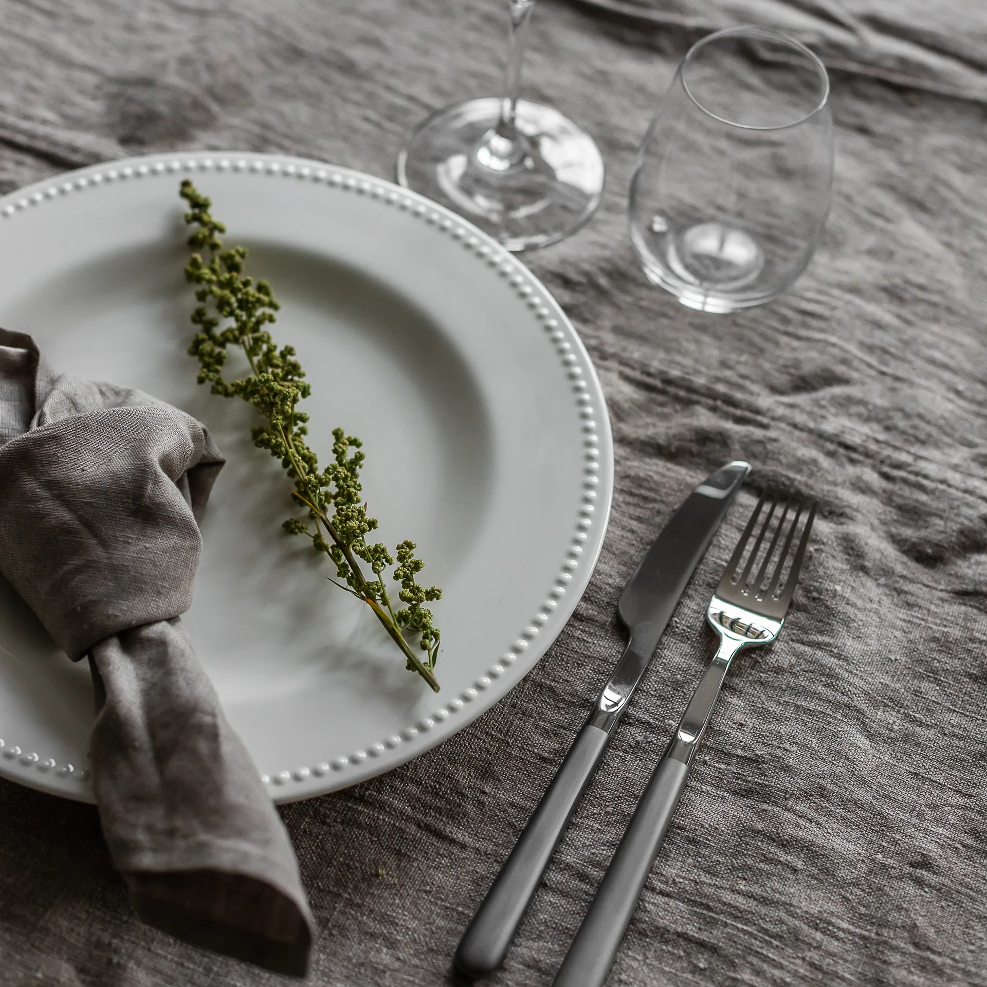 닷츠 접시 28 cm 4개 세트, Creamy white Scandi Living | 스칸디리빙