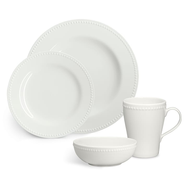 닷츠 접시 28 cm 4개 세트, Creamy white Scandi Living | 스칸디리빙