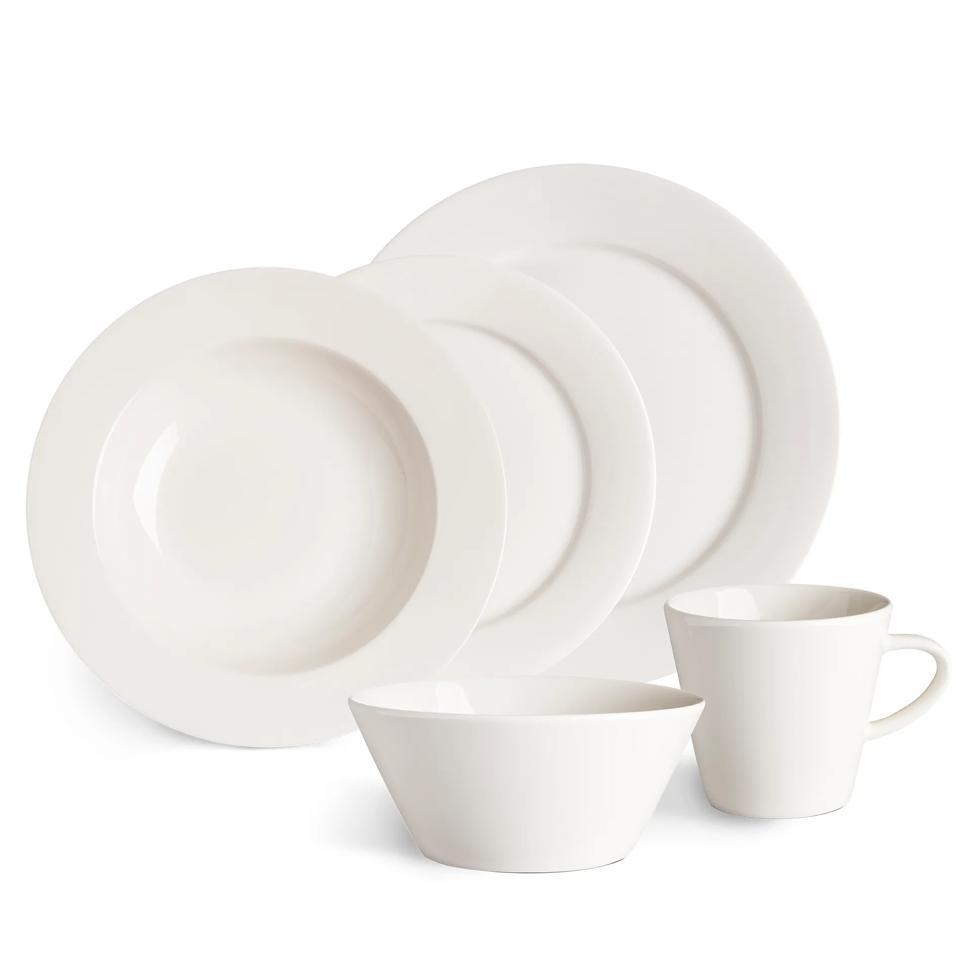 칼크 플레이트 28 cm 4개 세트, white Scandi Living | 스칸디리빙