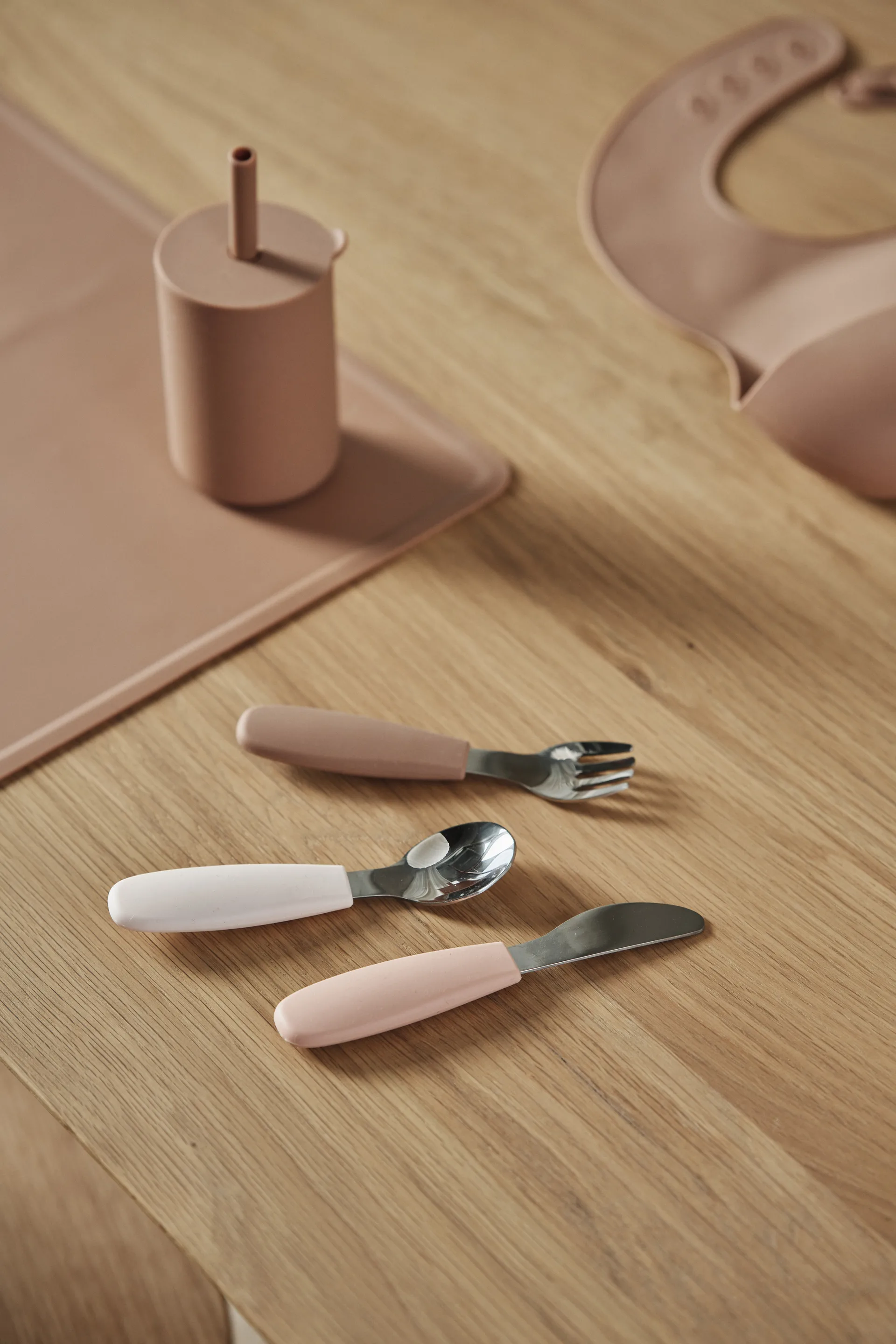 다인 커트러리 세트 실리콘 3개 세트, Blusher Scandi Living | 스칸디리빙