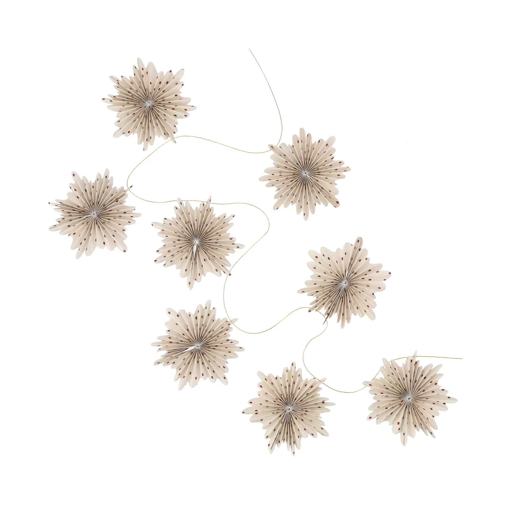 페스티브 가랜드 3 m, Red polka-dot Scandi Living | 스칸디리빙