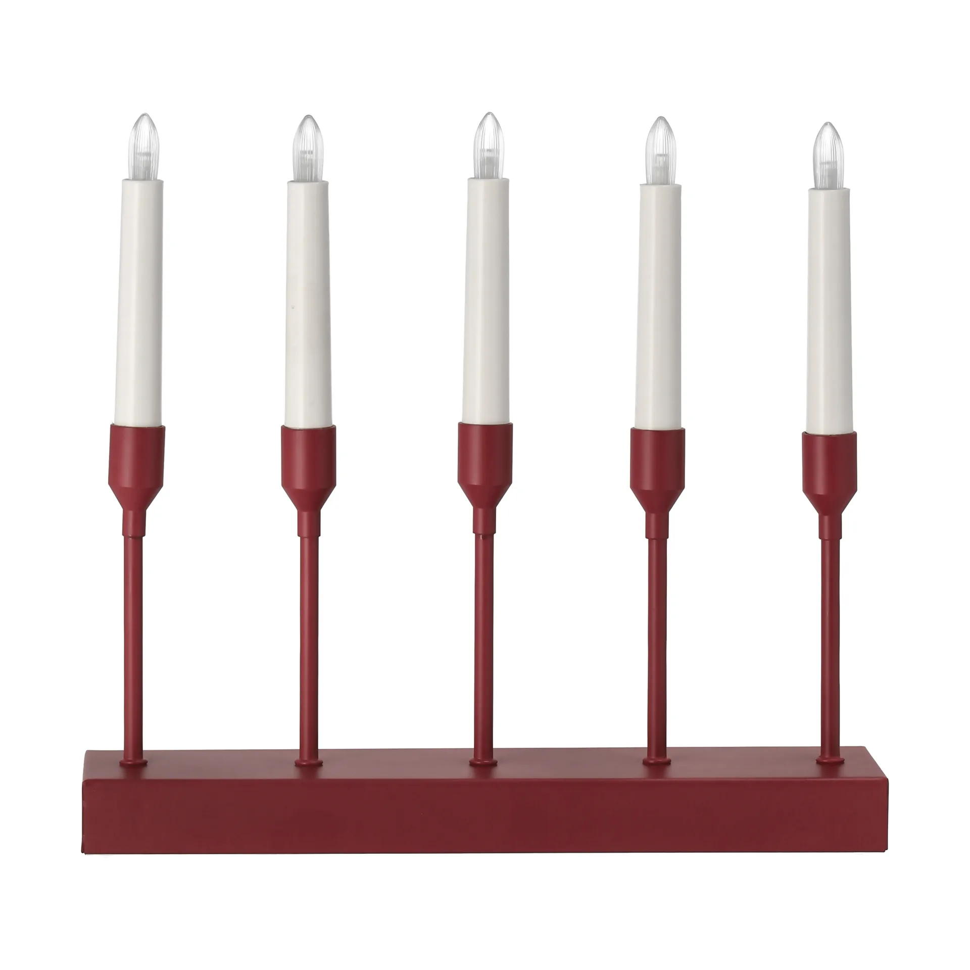 킨들 무선 대림절 캔들스틱 30 cm, Dark red Scandi Living | 스칸디리빙