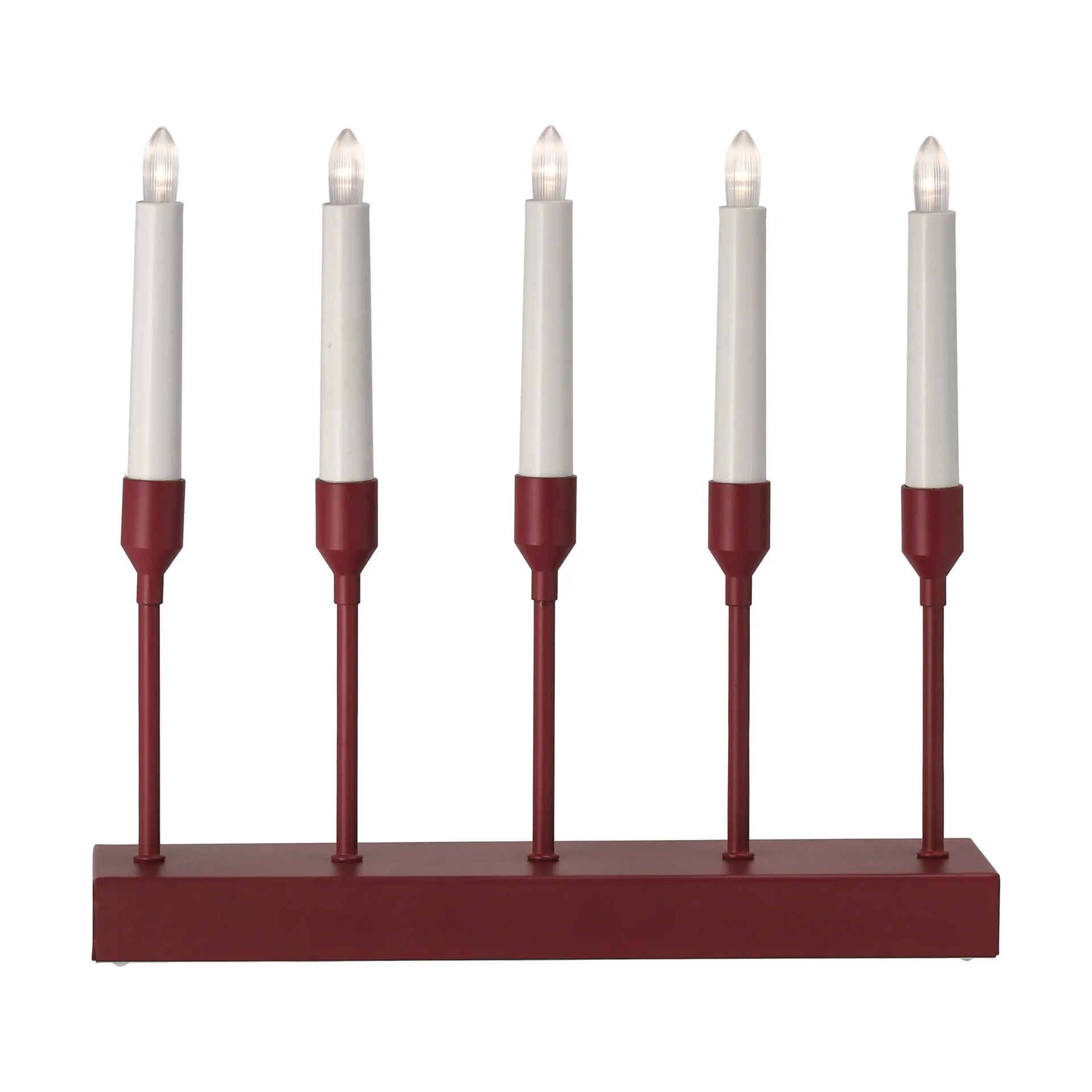 킨들 무선 대림절 캔들스틱 30 cm, Dark red Scandi Living | 스칸디리빙