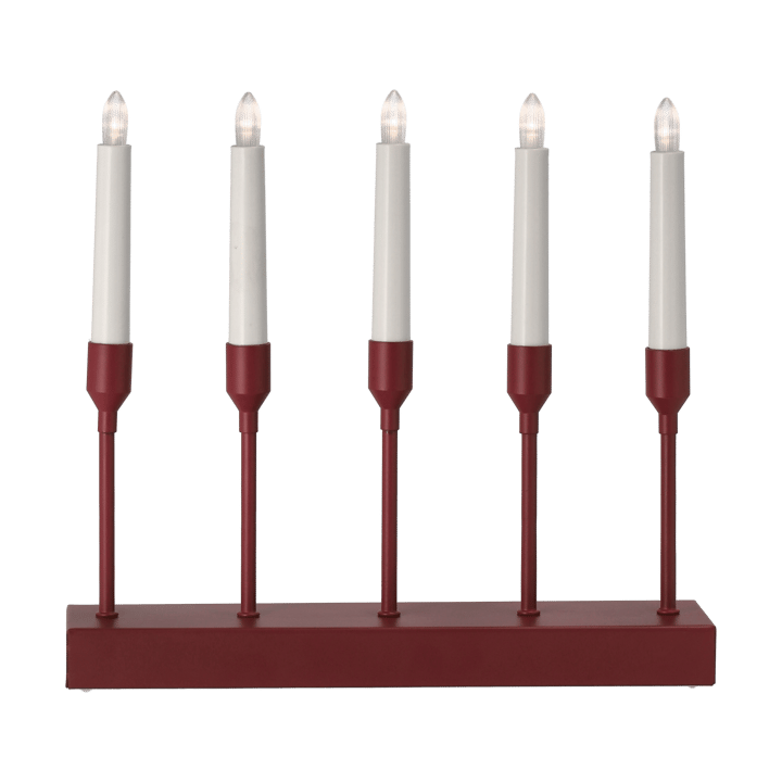 킨들 무선 대림절 캔들스틱 30 cm, Dark red Scandi Living | 스칸디리빙